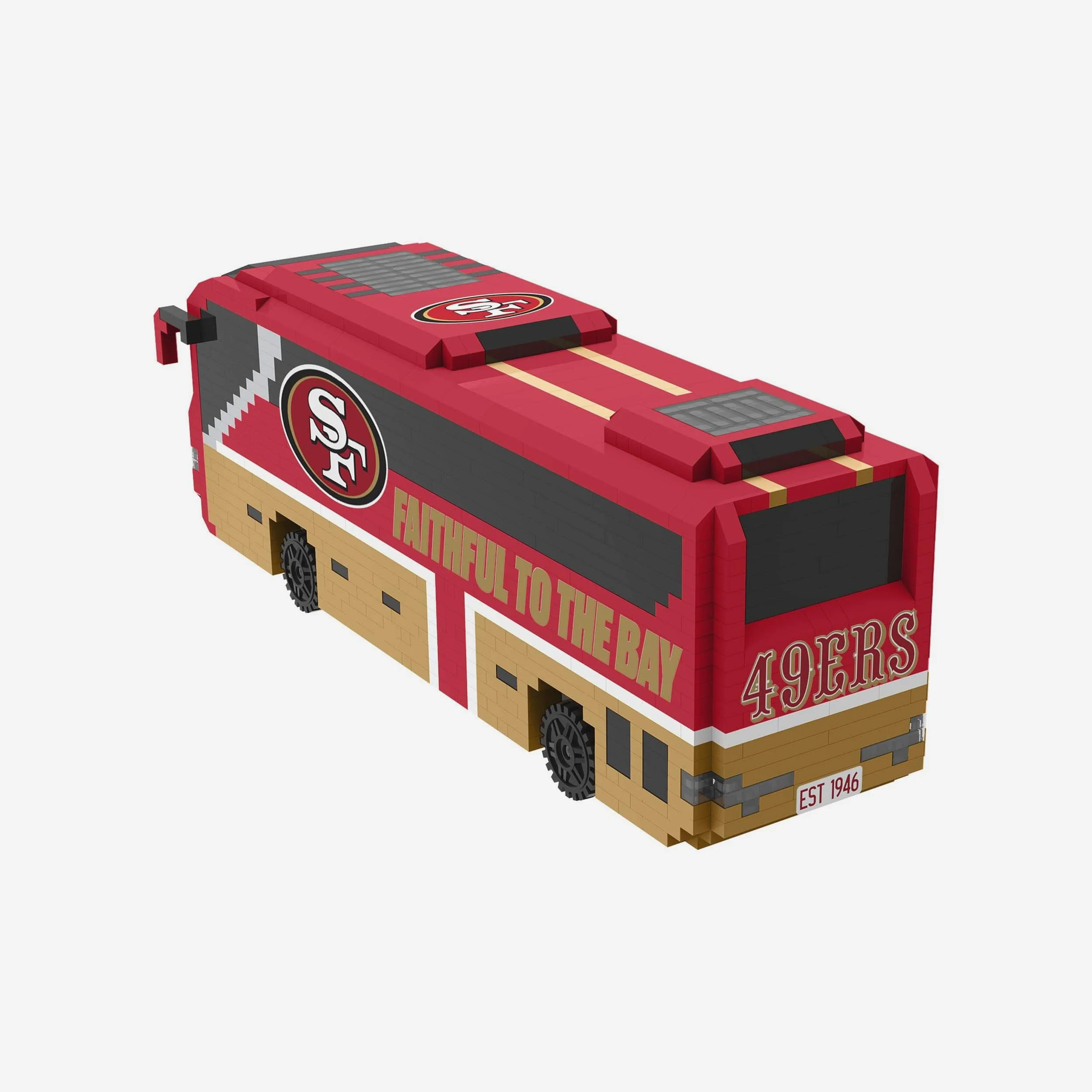 San Francisco 49ers BRXLZ Bus - Image 3