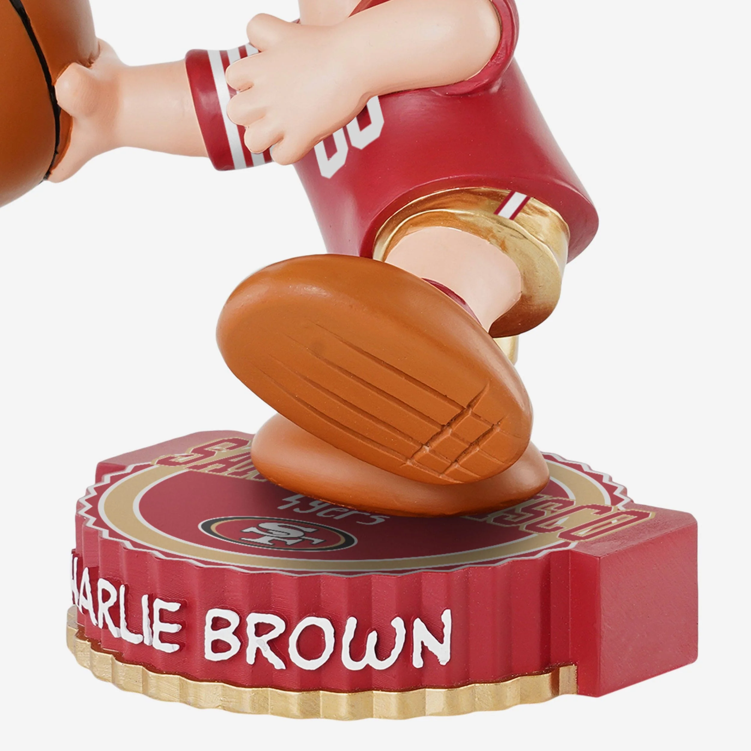 San Francisco 49ers Charlie Brown Peanuts Bighead Bobblehead - Image 3