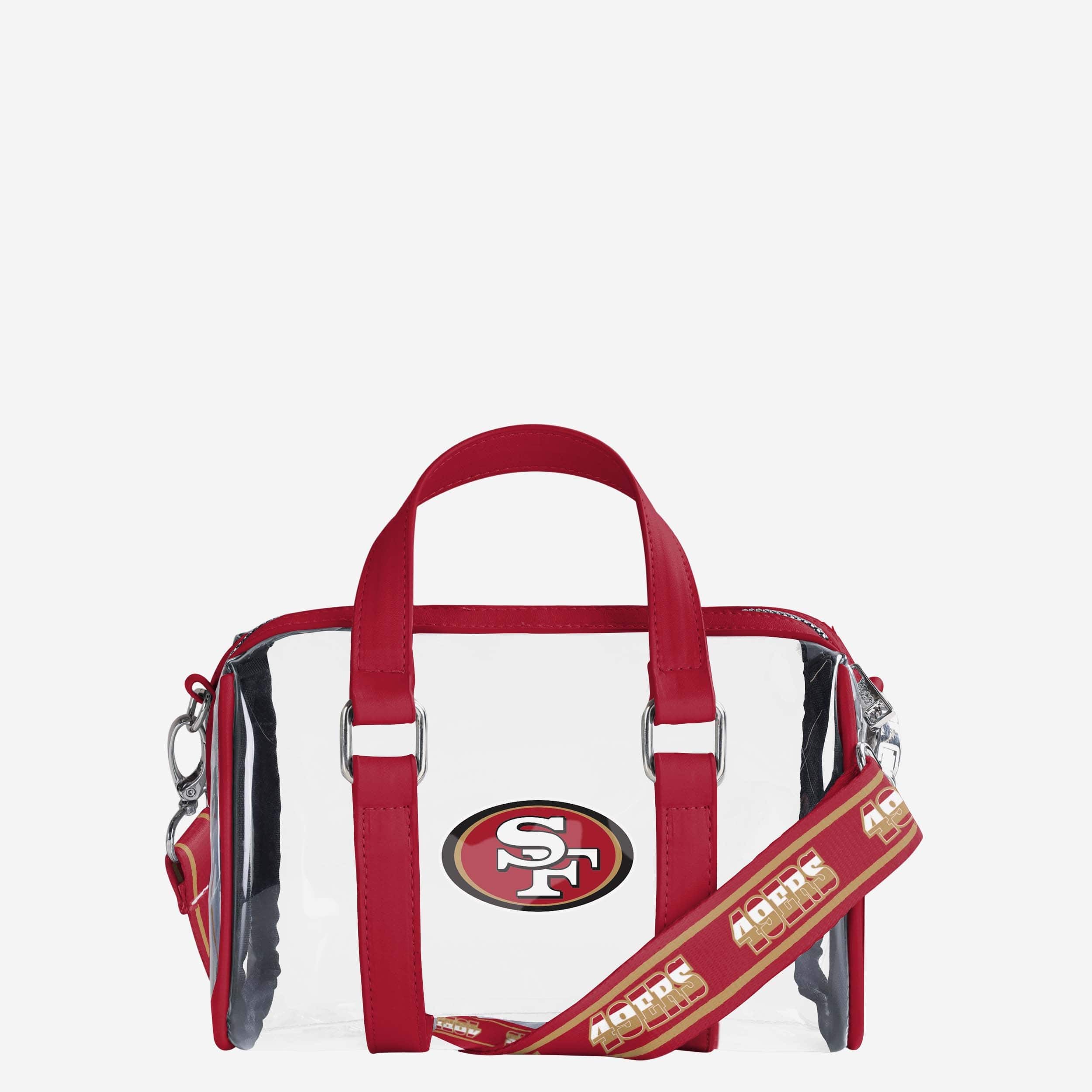 San Francisco 49ers Clear Barrel Bag