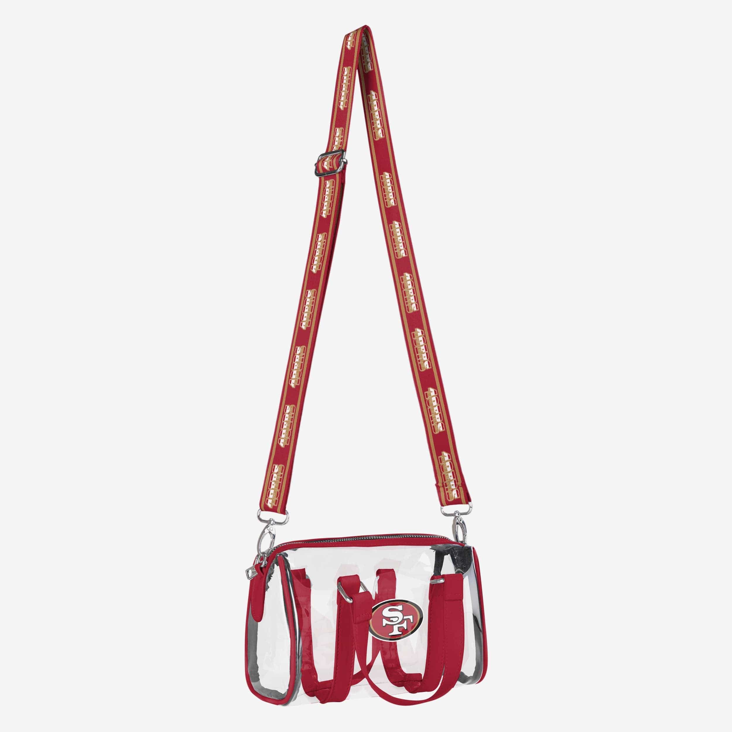 San Francisco 49ers Clear Barrel Bag - Image 2