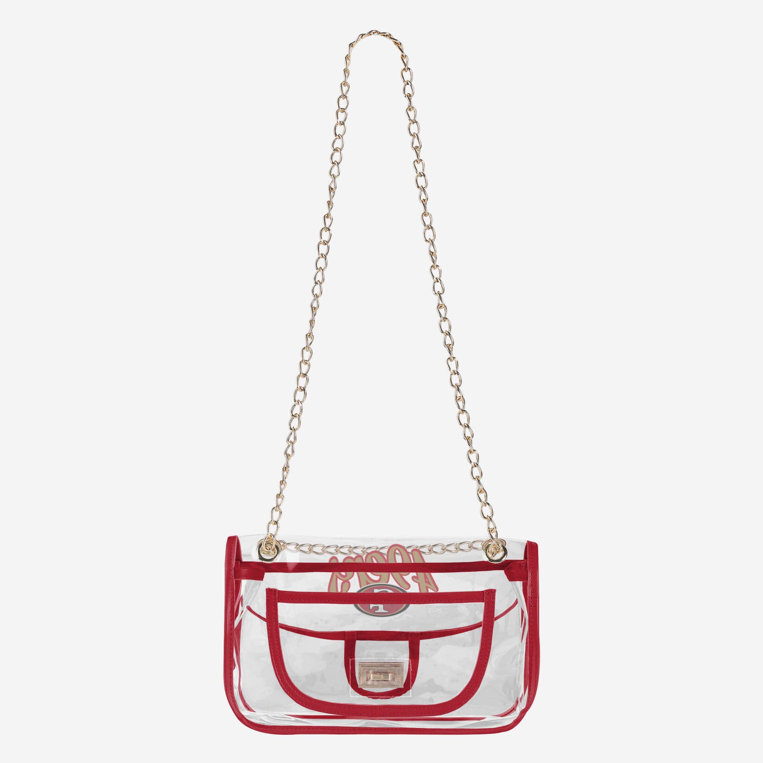 San Francisco 49ers Clear Crossbody Chain Bag - Image 4
