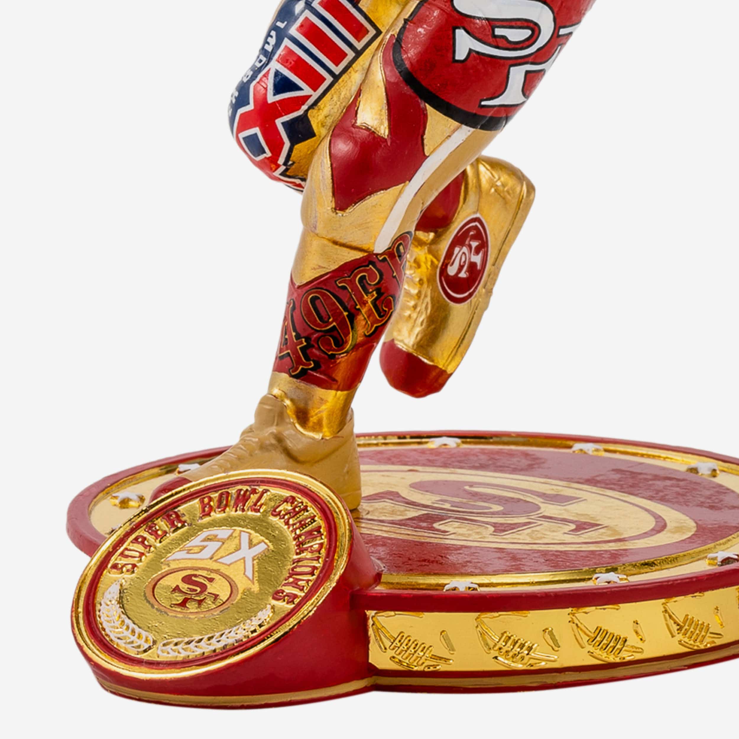 San Francisco 49ers Commemorative Super Bowl Bobblehead - Image 3