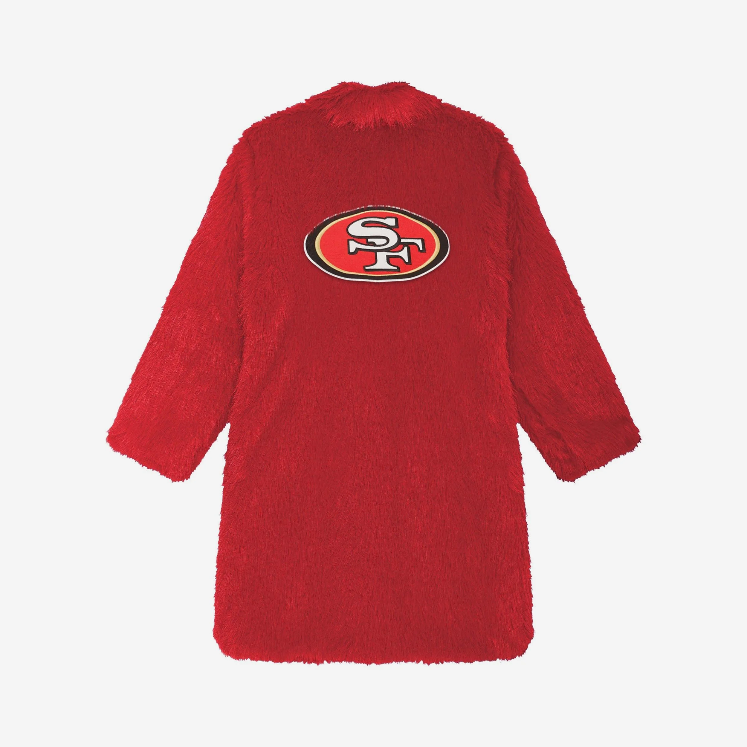 San Francisco 49ers Faux Fur Long Jacket - Image 5