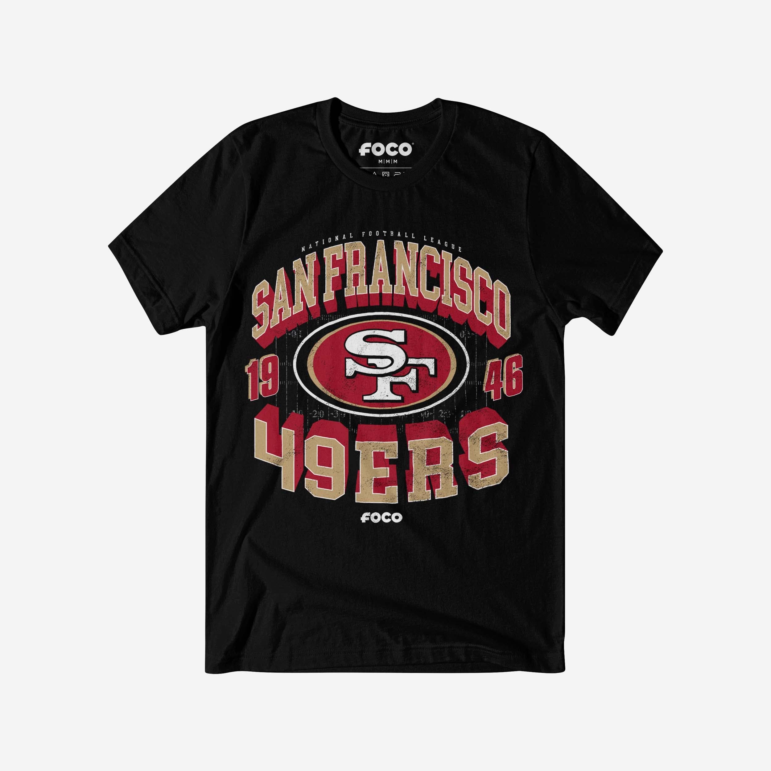 San Francisco 49ers Field Arched Wordmark T-Shirt - Image 5