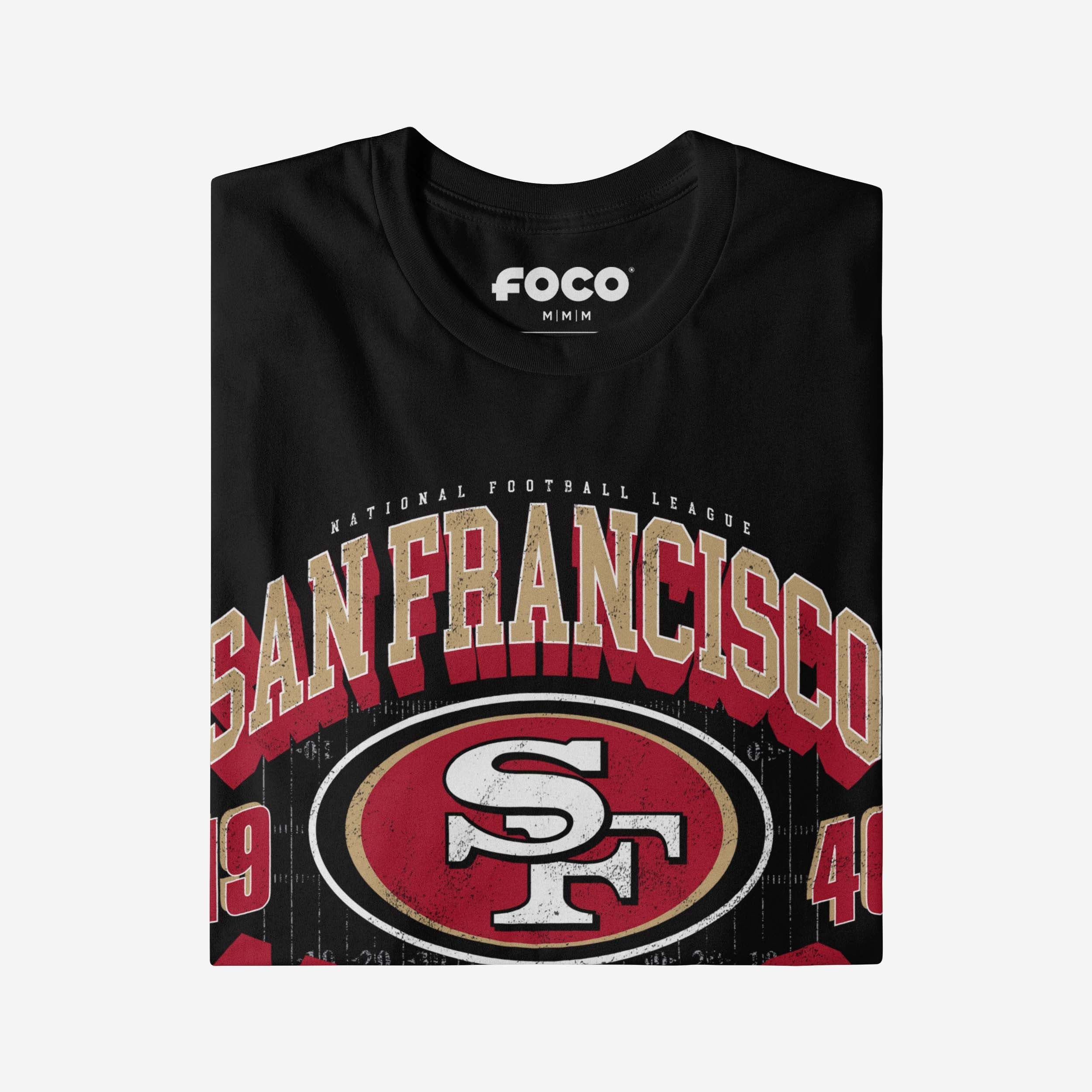 San Francisco 49ers Field Arched Wordmark T-Shirt - Image 8