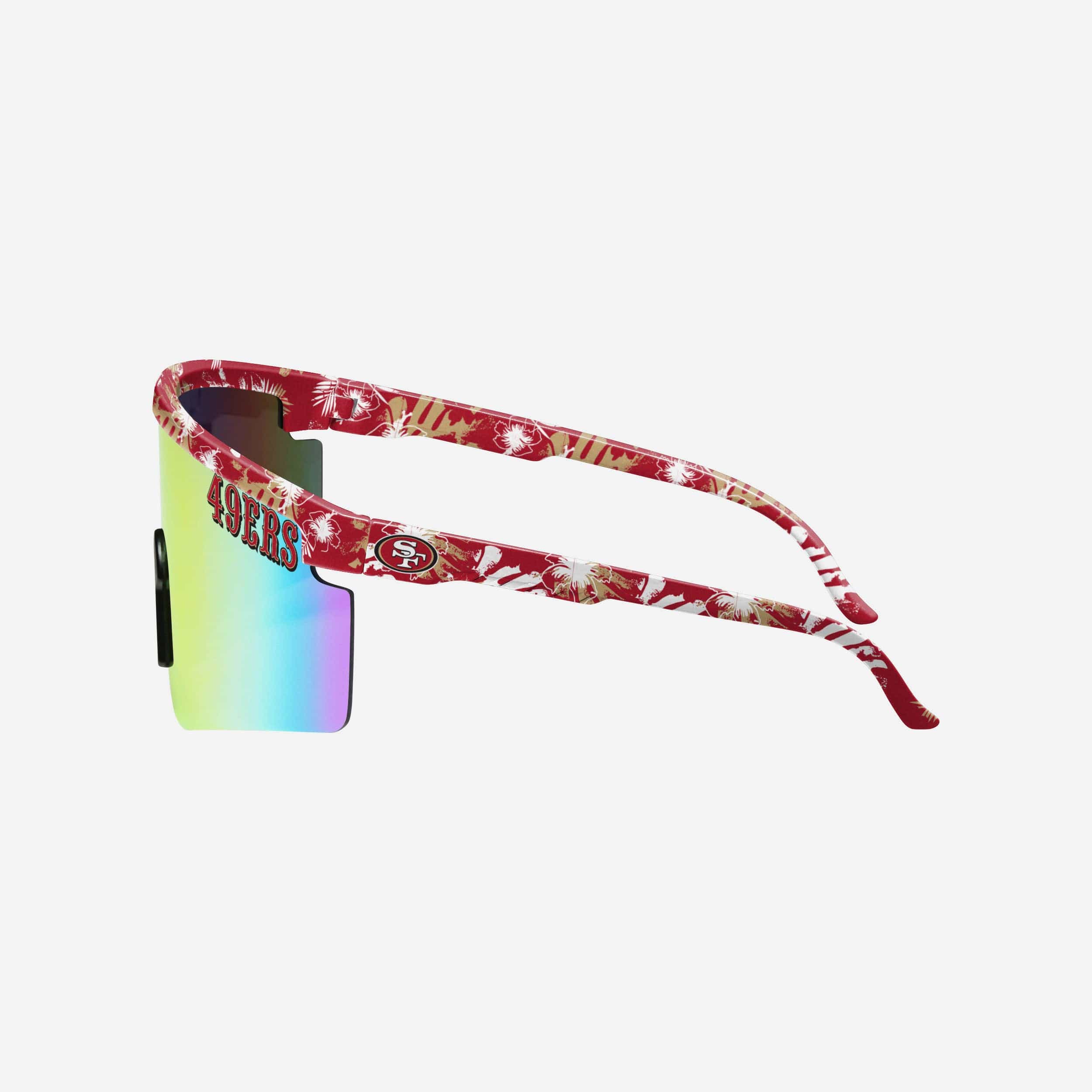 San Francisco 49ers Floral Large Frame Sunglasses - Image 3