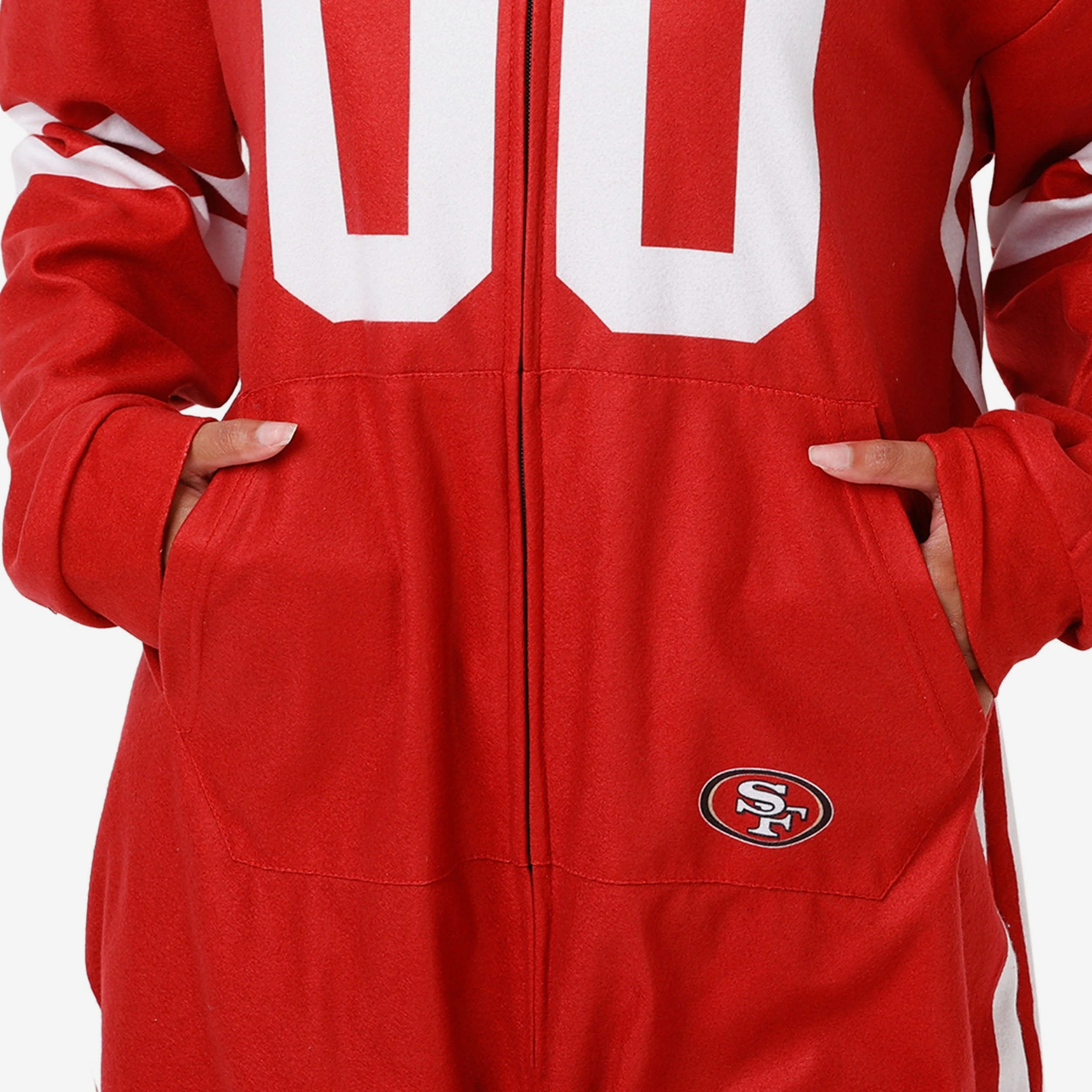 San Francisco 49ers Gameday Ready One Piece Pajamas - Image 5