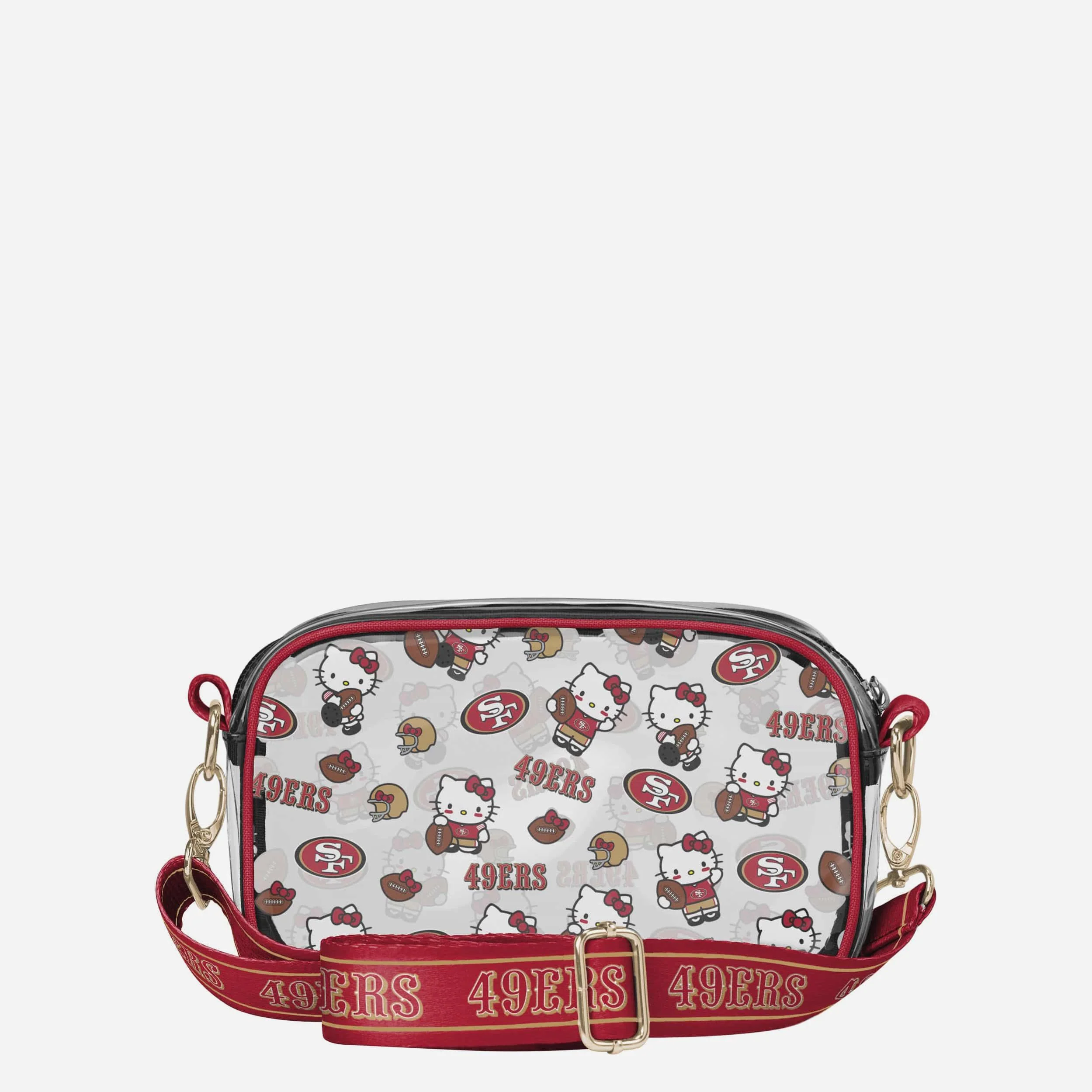 San Francisco 49ers Hello Kitty® Clear Crossbody Bag - Image 5
