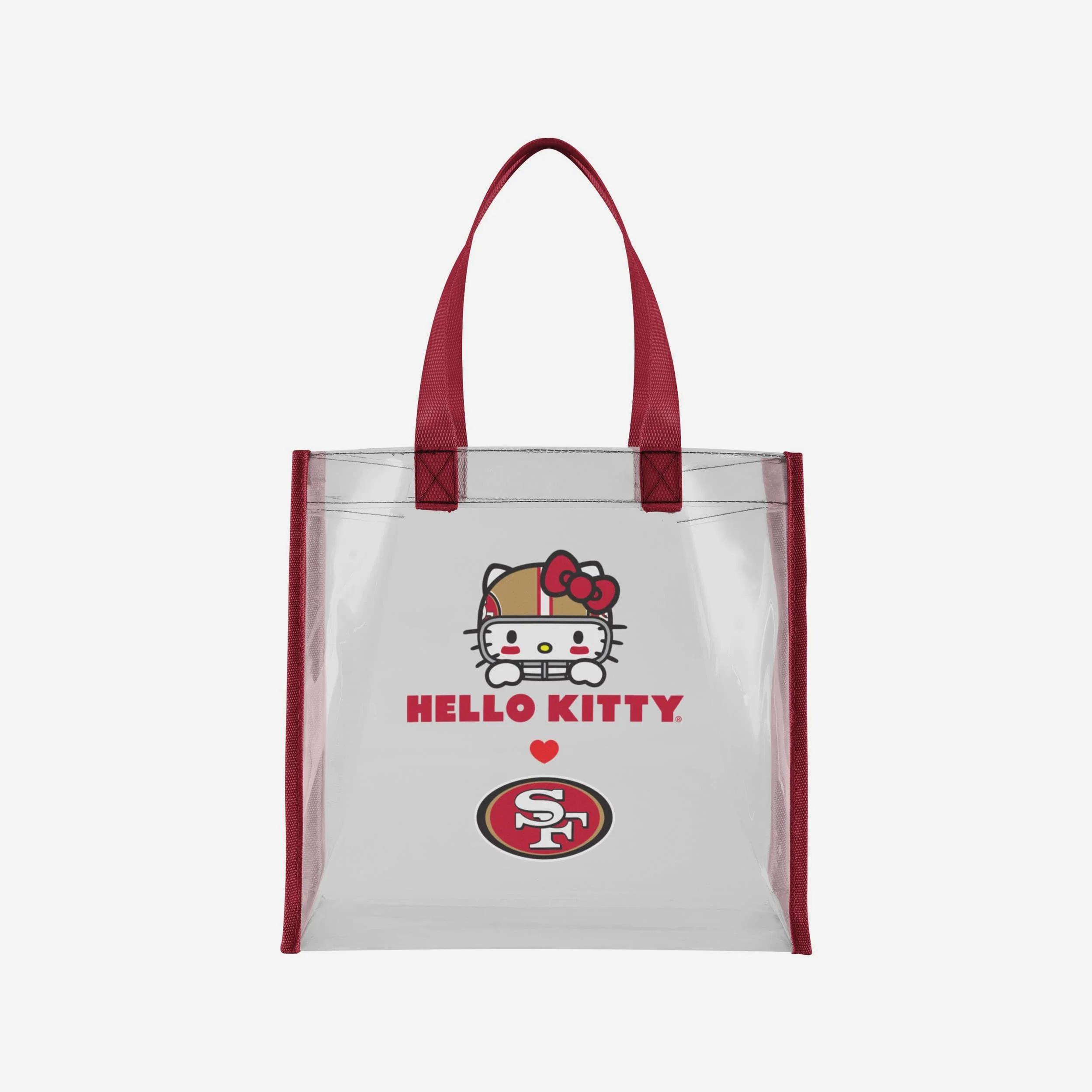 San Francisco 49ers Hello Kitty® Clear Tote Bag