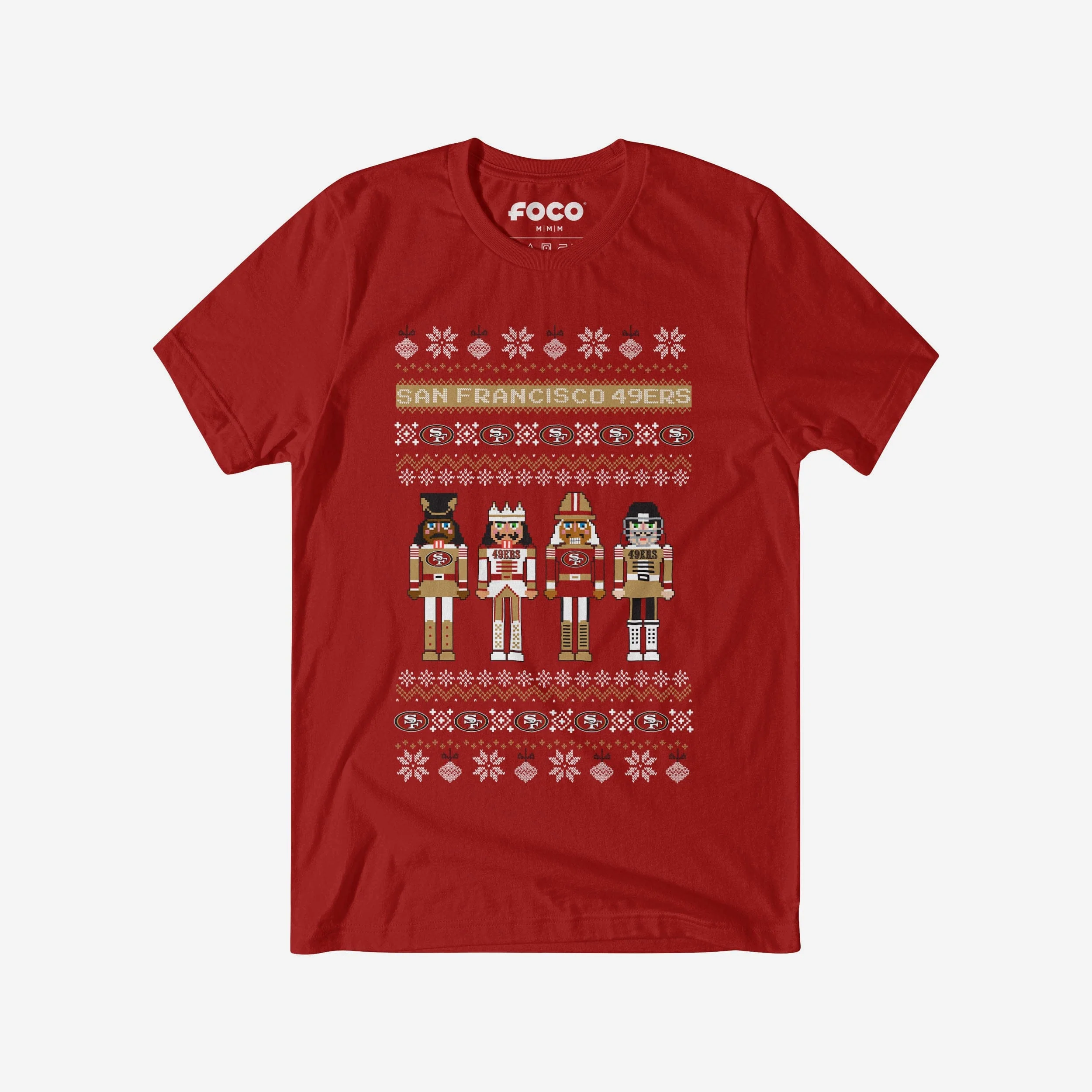 San Francisco 49ers Holiday Nutcracker Sweater T-Shirt