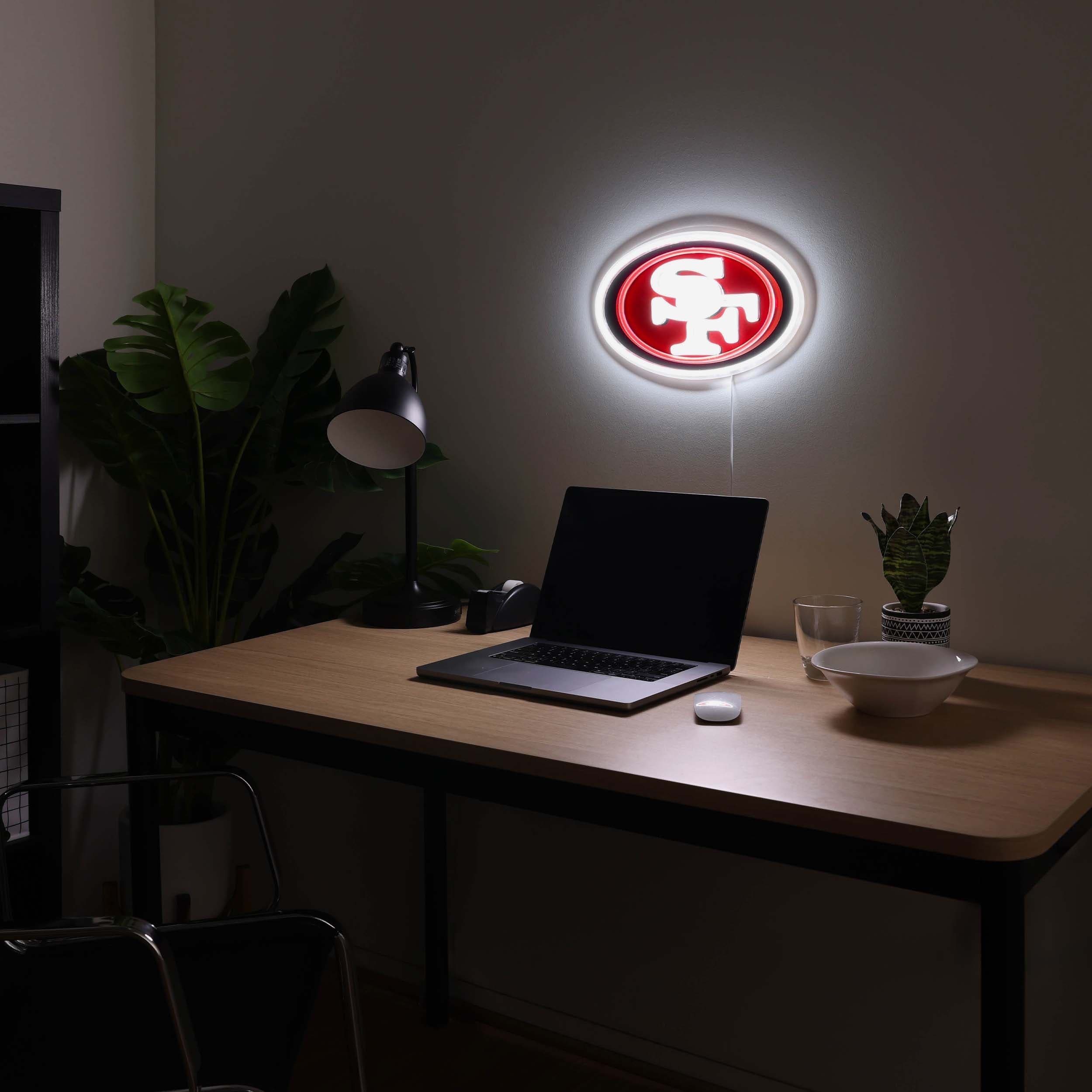 San Francisco 49ers LED Neon Light Up Team Logo Sign - Image 3