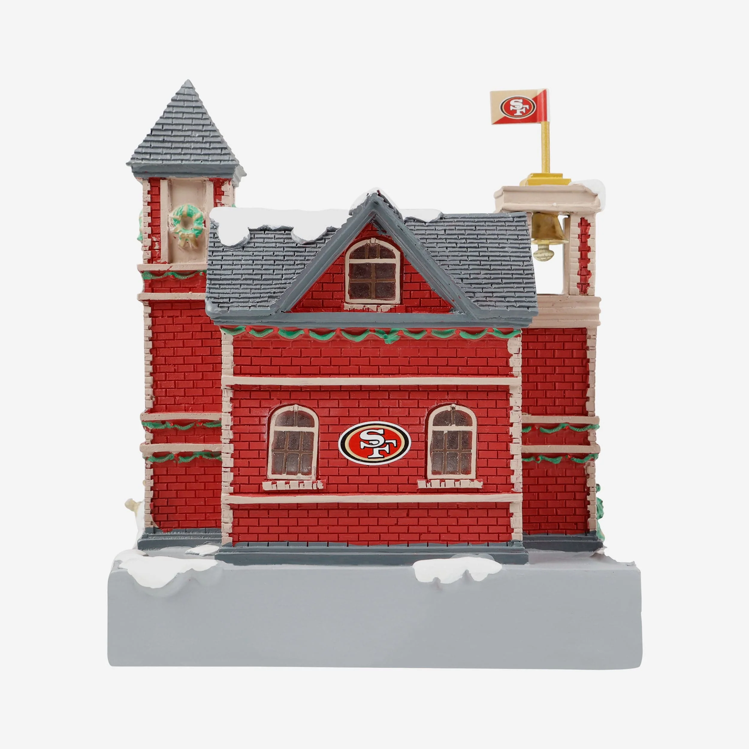 San Francisco 49ers Light Up Resin Team Firehouse - Image 5