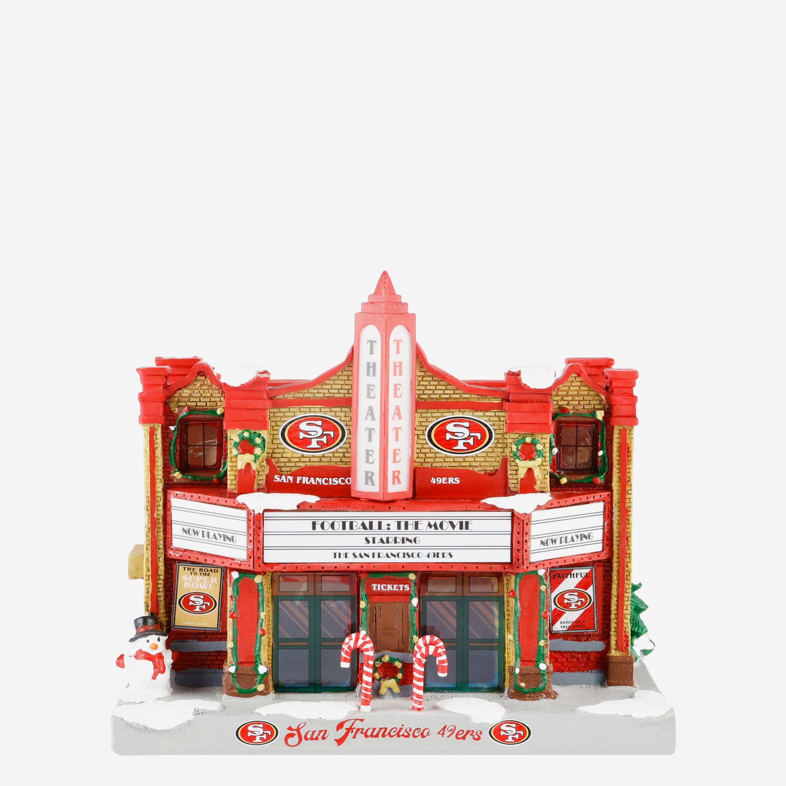 San Francisco 49ers Light Up Resin Team Theater