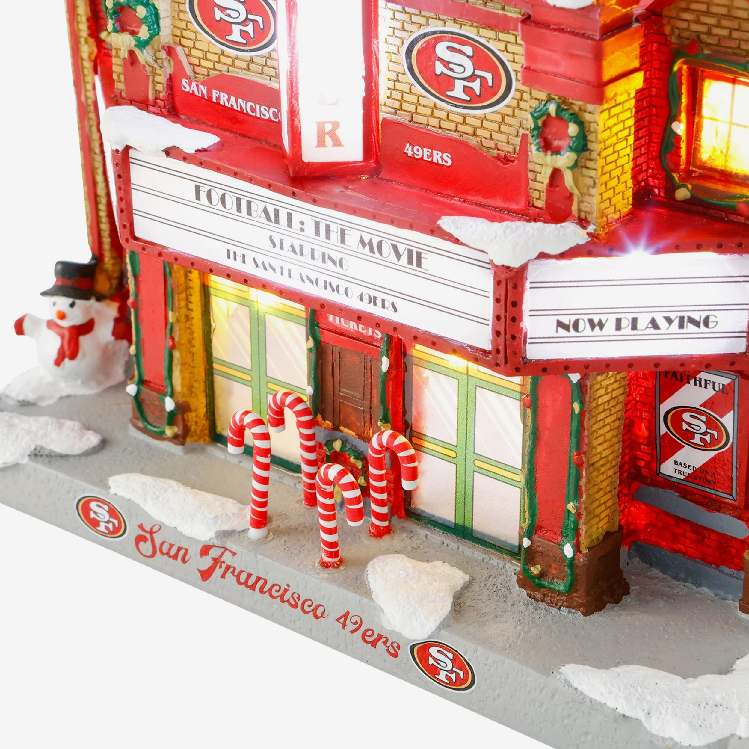 San Francisco 49ers Light Up Resin Team Theater - Image 2