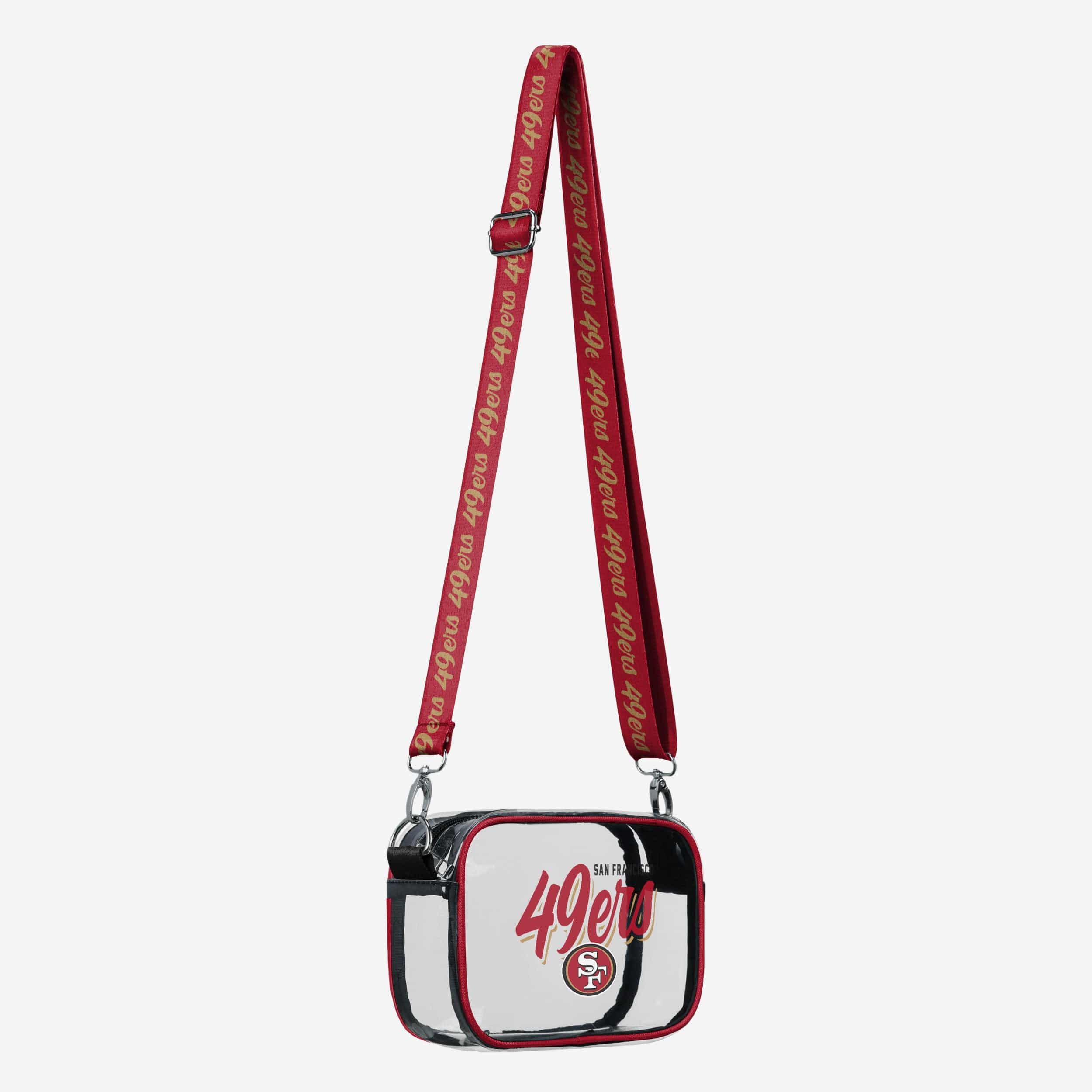 San Francisco 49ers Monty Script Clear Crossbody Bag - Image 2