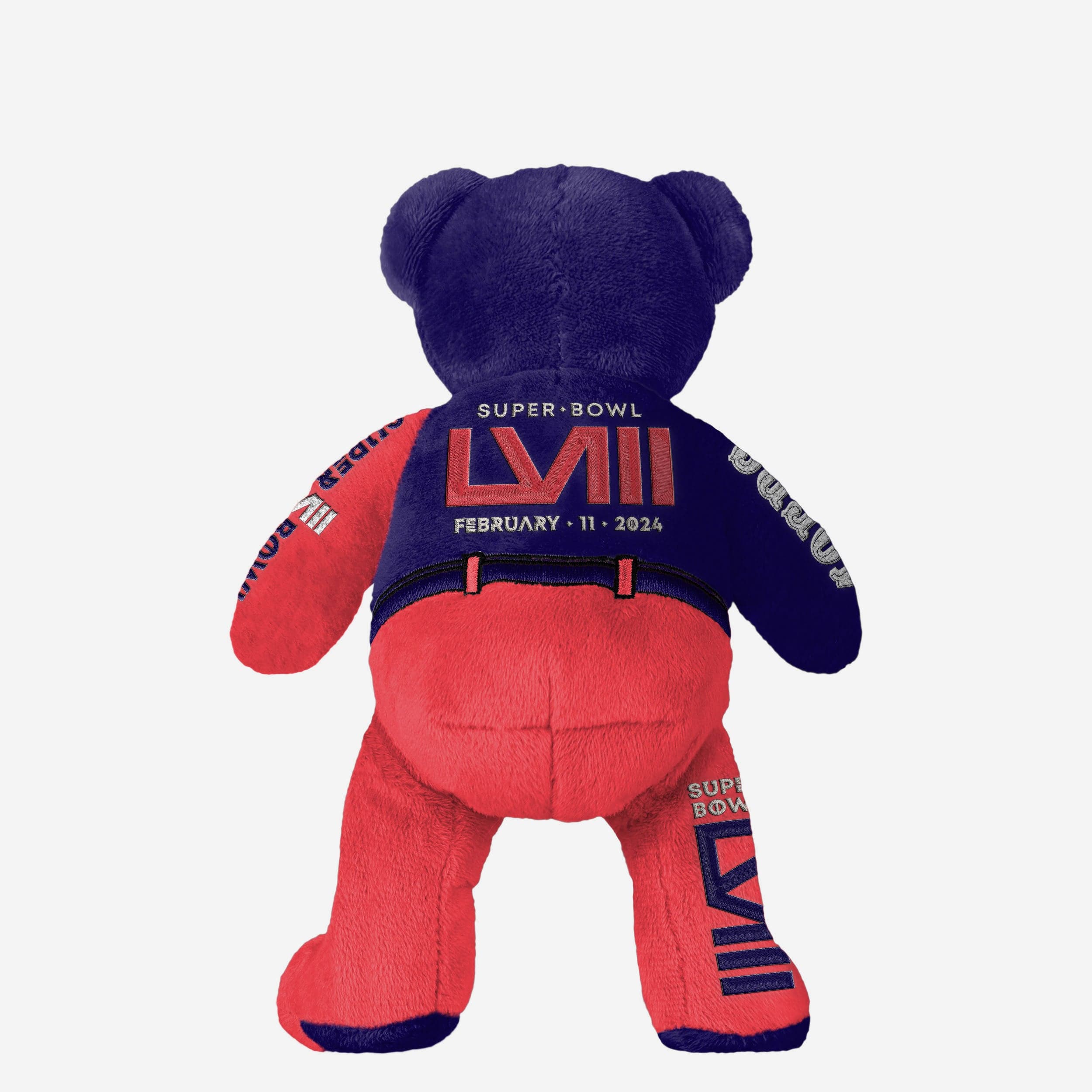 San Francisco 49ers NFC Super Bowl LVIII Bound Team Beans Commemorative Embroidered Bear - Image 2