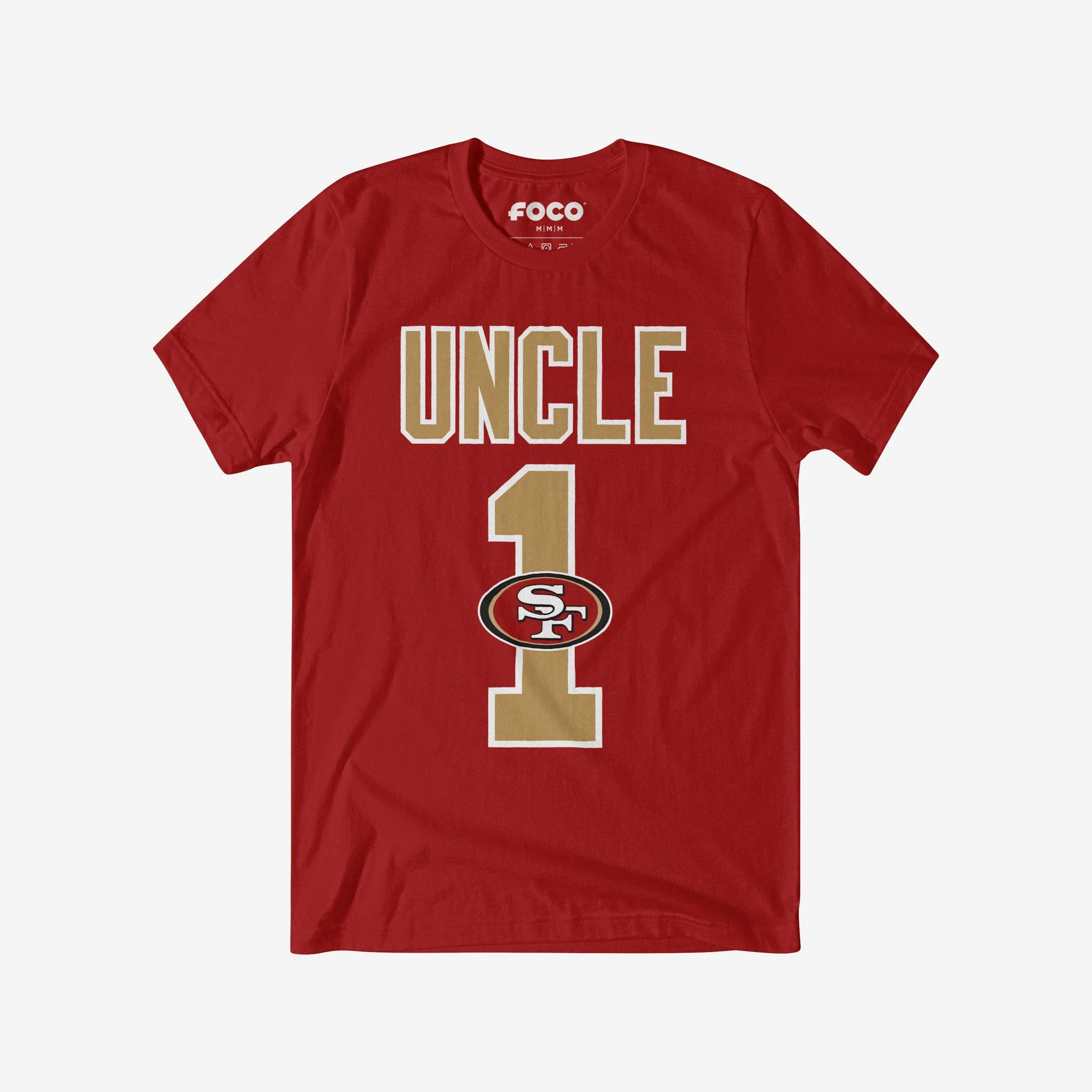 San Francisco 49ers Number 1 Uncle T-Shirt