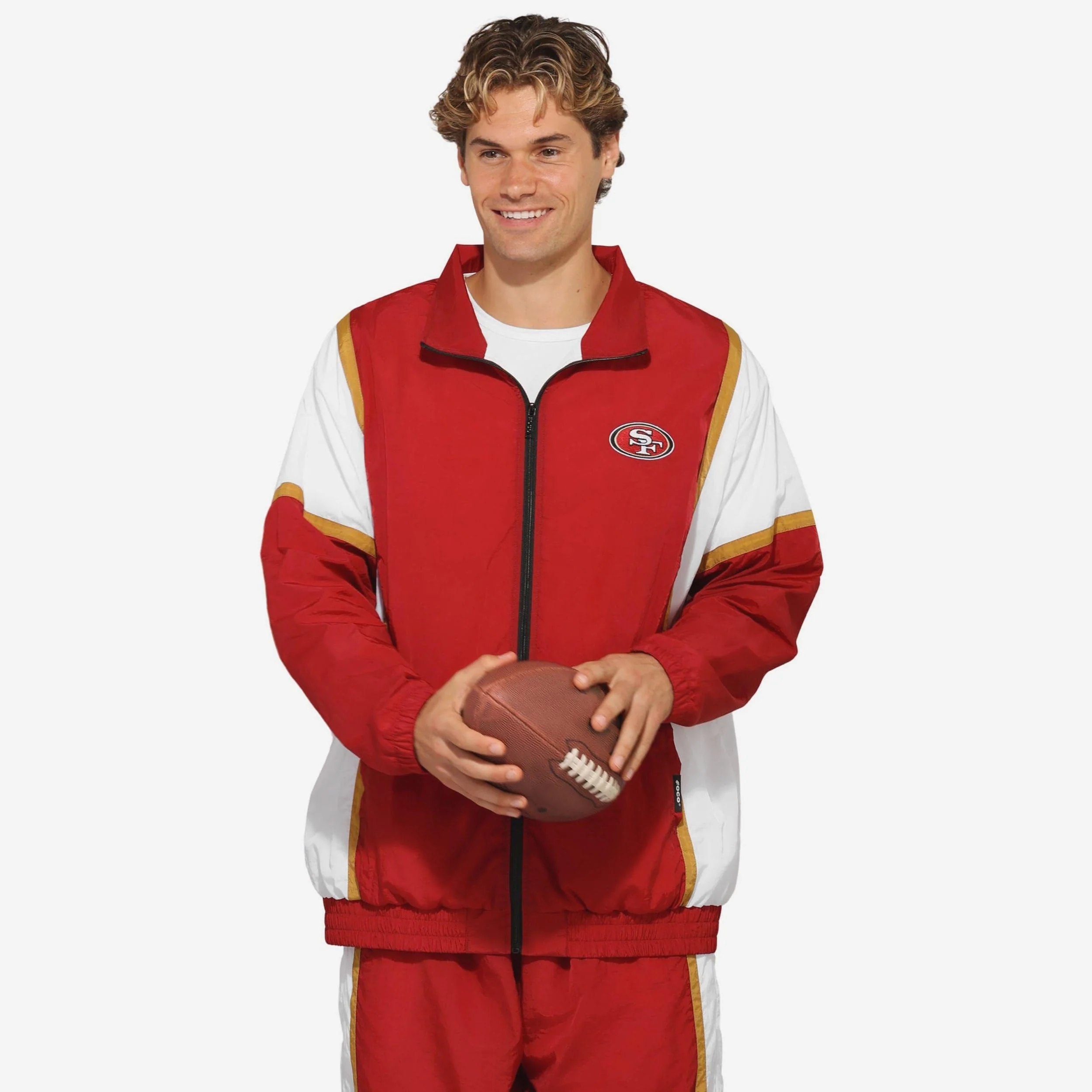 San Francisco 49ers Nylon Crinkle Gameday Jacket