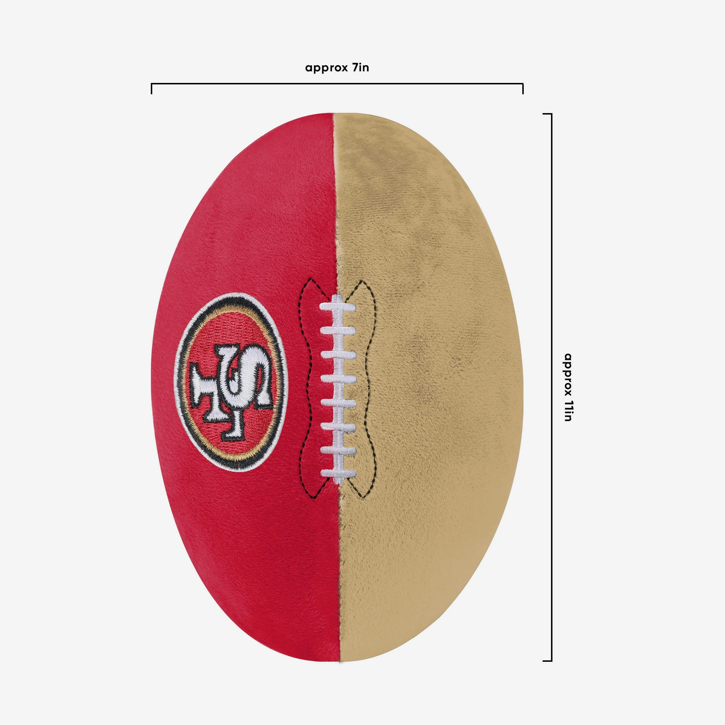 San Francisco 49ers Plush Football - Image 3