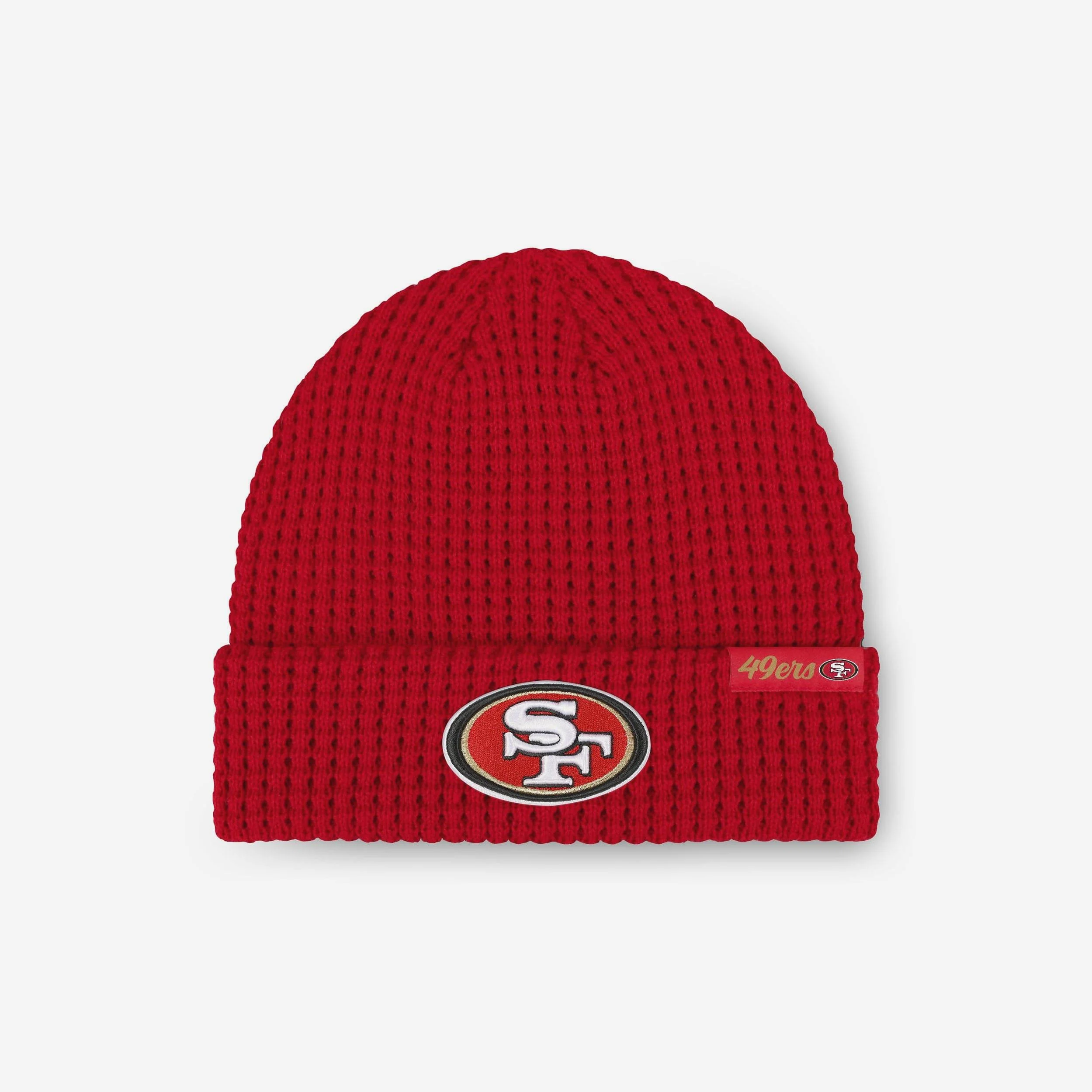 San Francisco 49ers Primary Logo Waffle Beanie