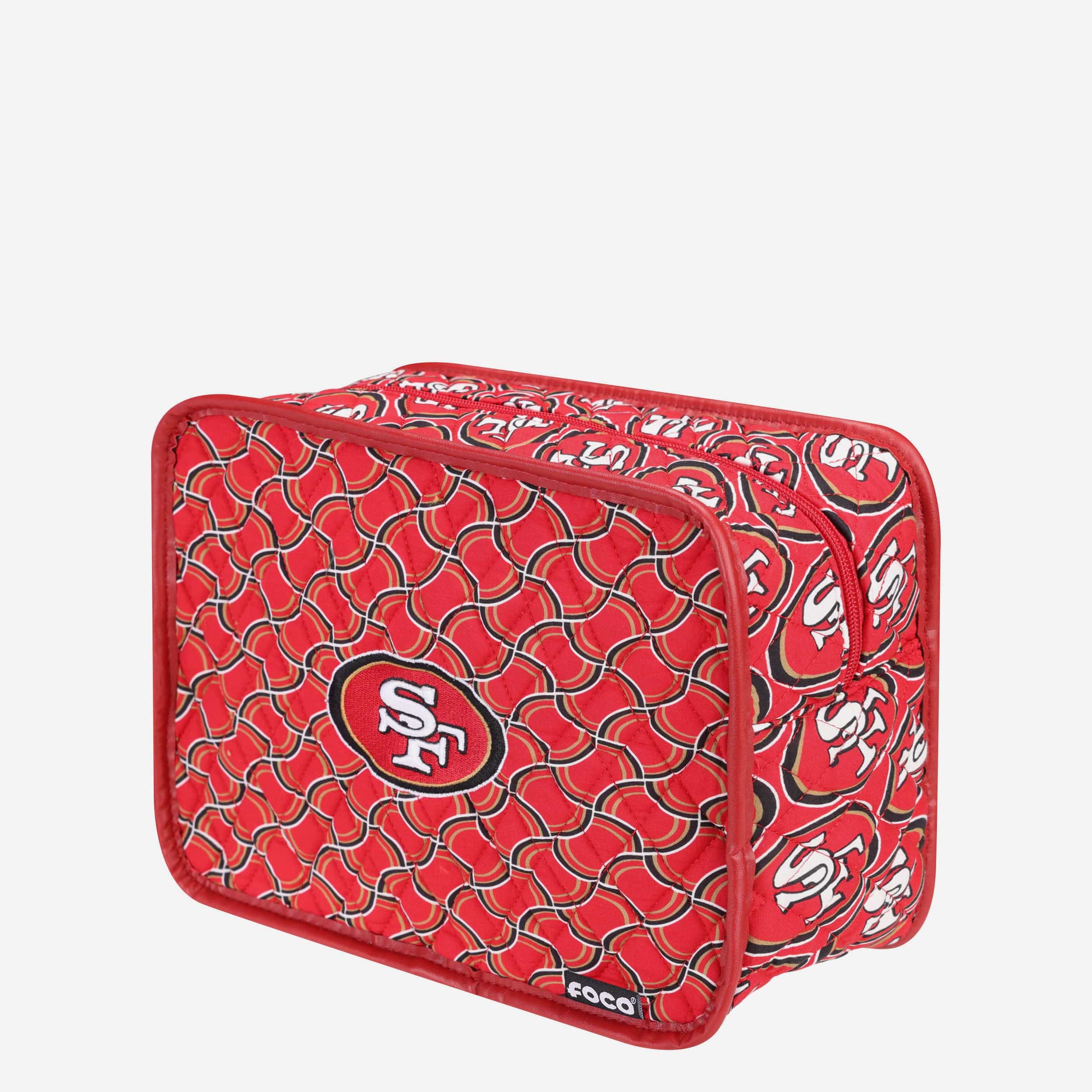 San Francisco 49ers Quilted Printed Cosmetic Bag