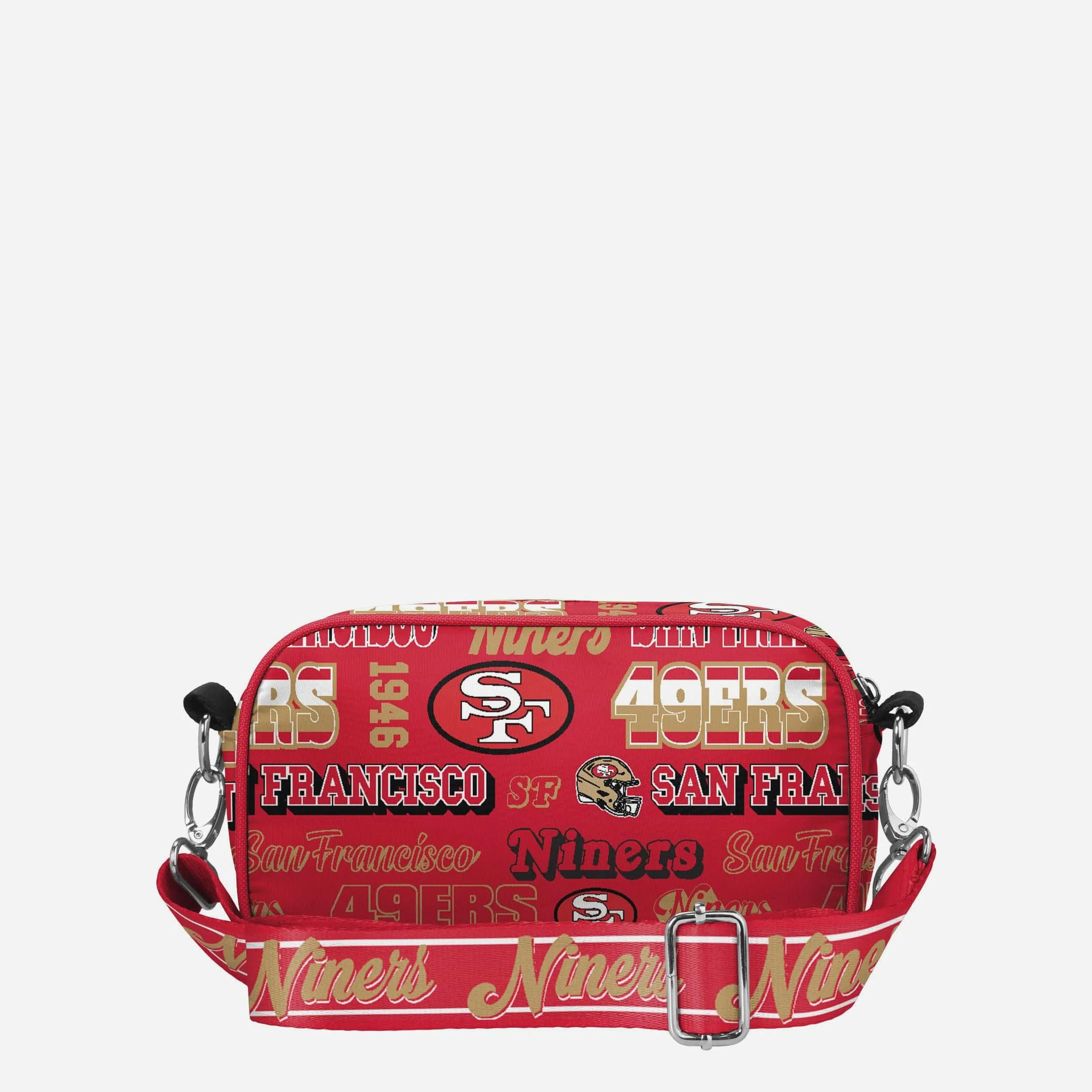 San Francisco 49ers Repeat Retro Print Nylon Crossbody Bag - Image 6