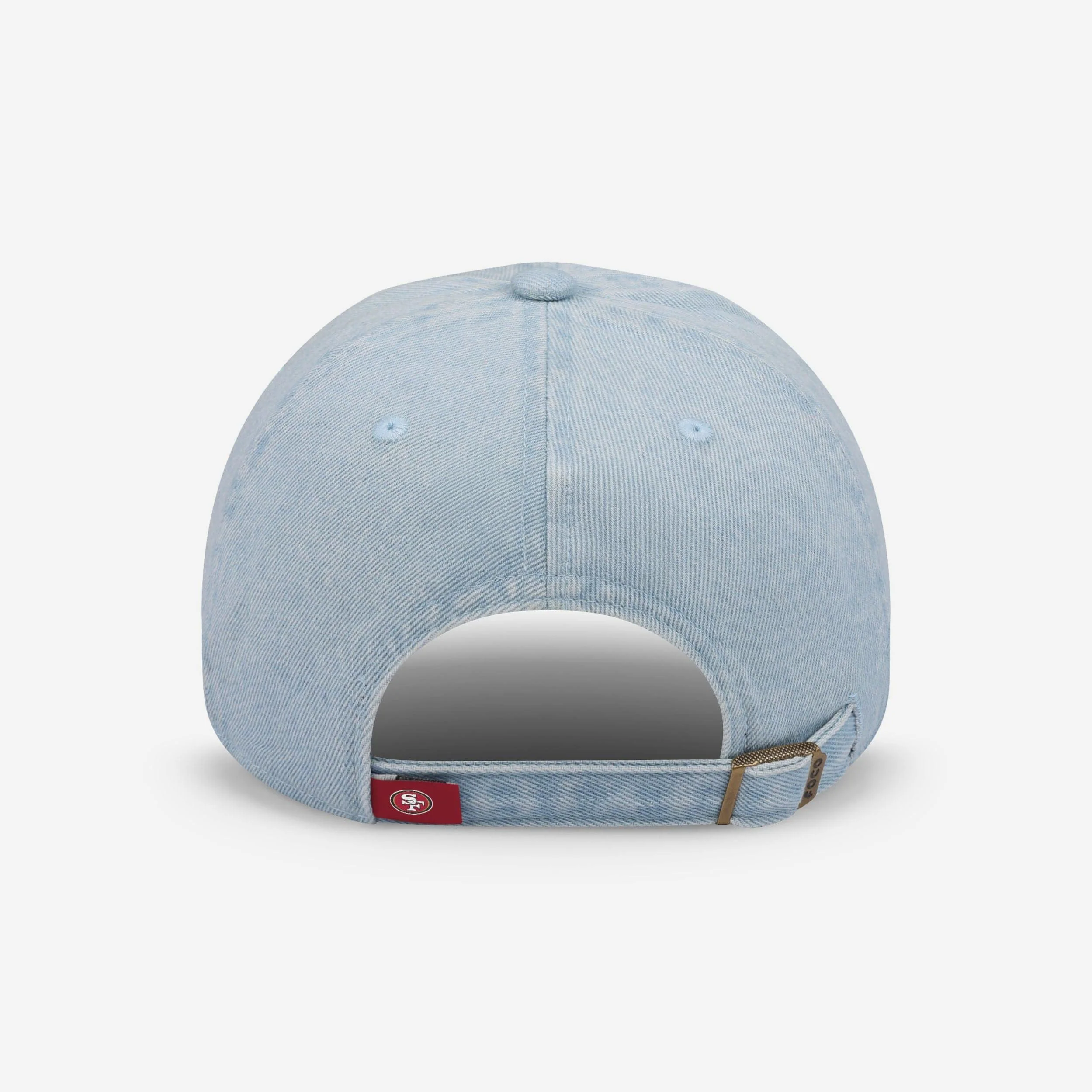 San Francisco 49ers Rhinestone Logo Denim Casual Cap - Image 4