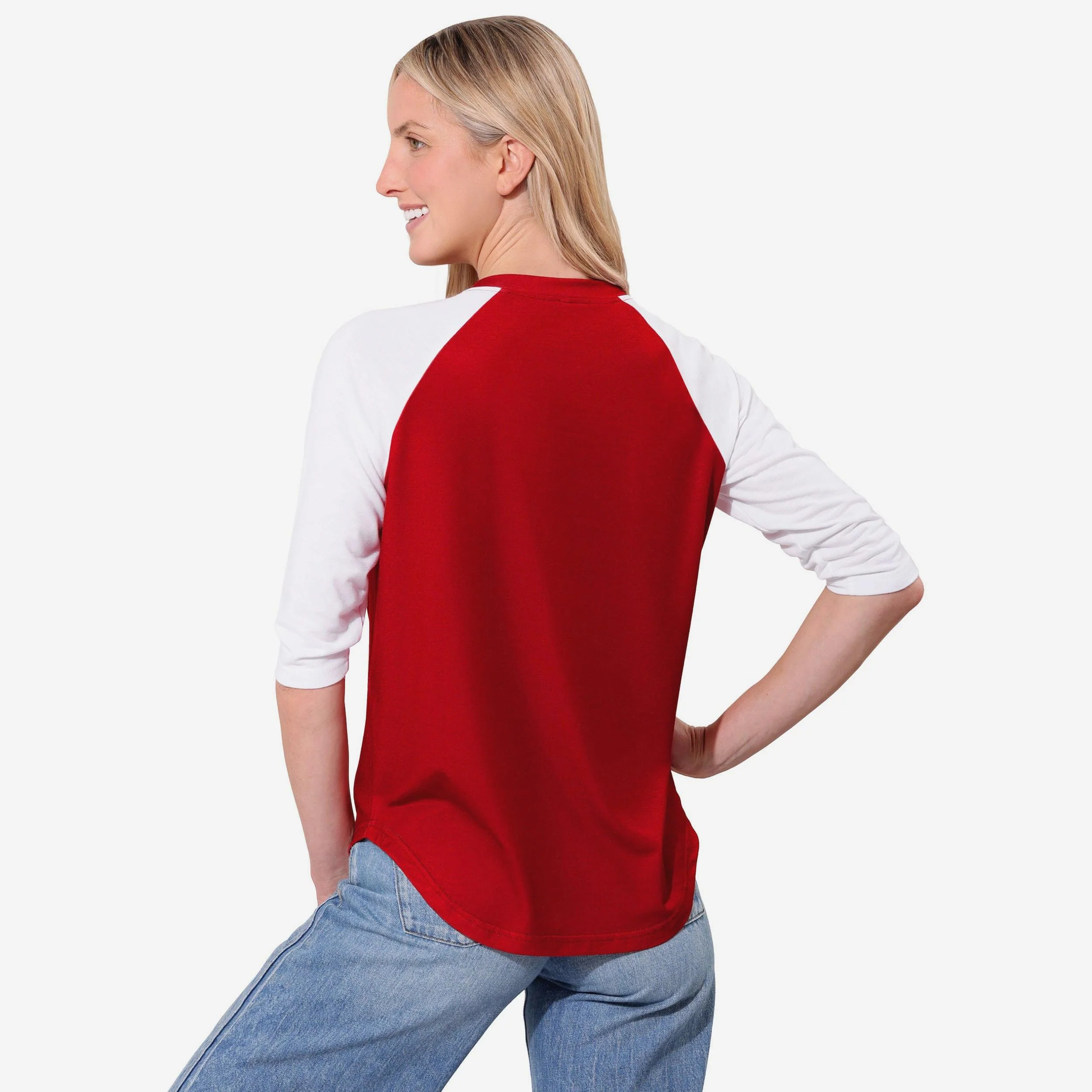 San Francisco 49ers Rhinestone Raglan T-Shirt - Image 3