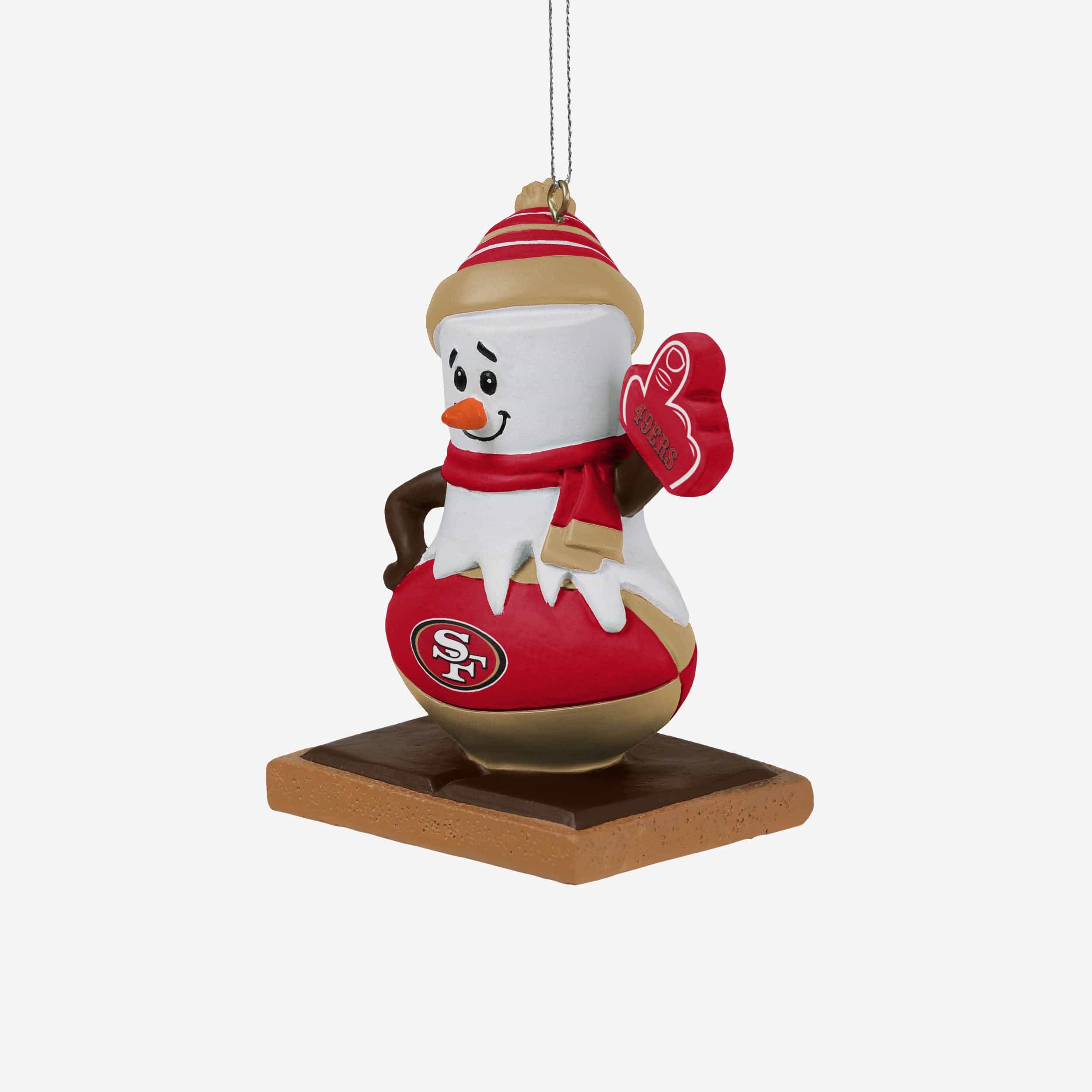 San Francisco 49ers Smore On Ball Ornament - Image 2