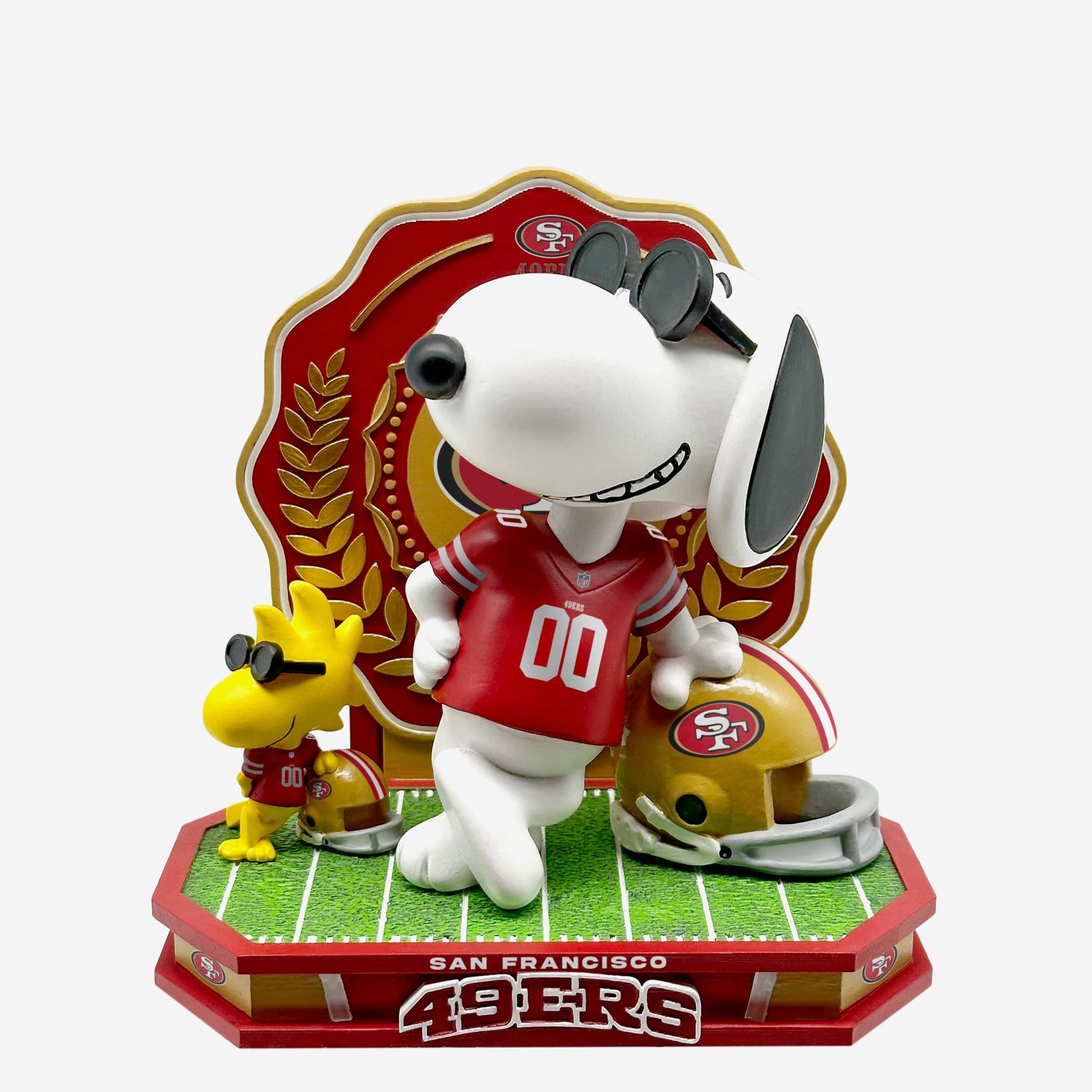 San Francisco 49ers Snoopy & Woodstock Joe Cool Peanuts Dual Bobblehead