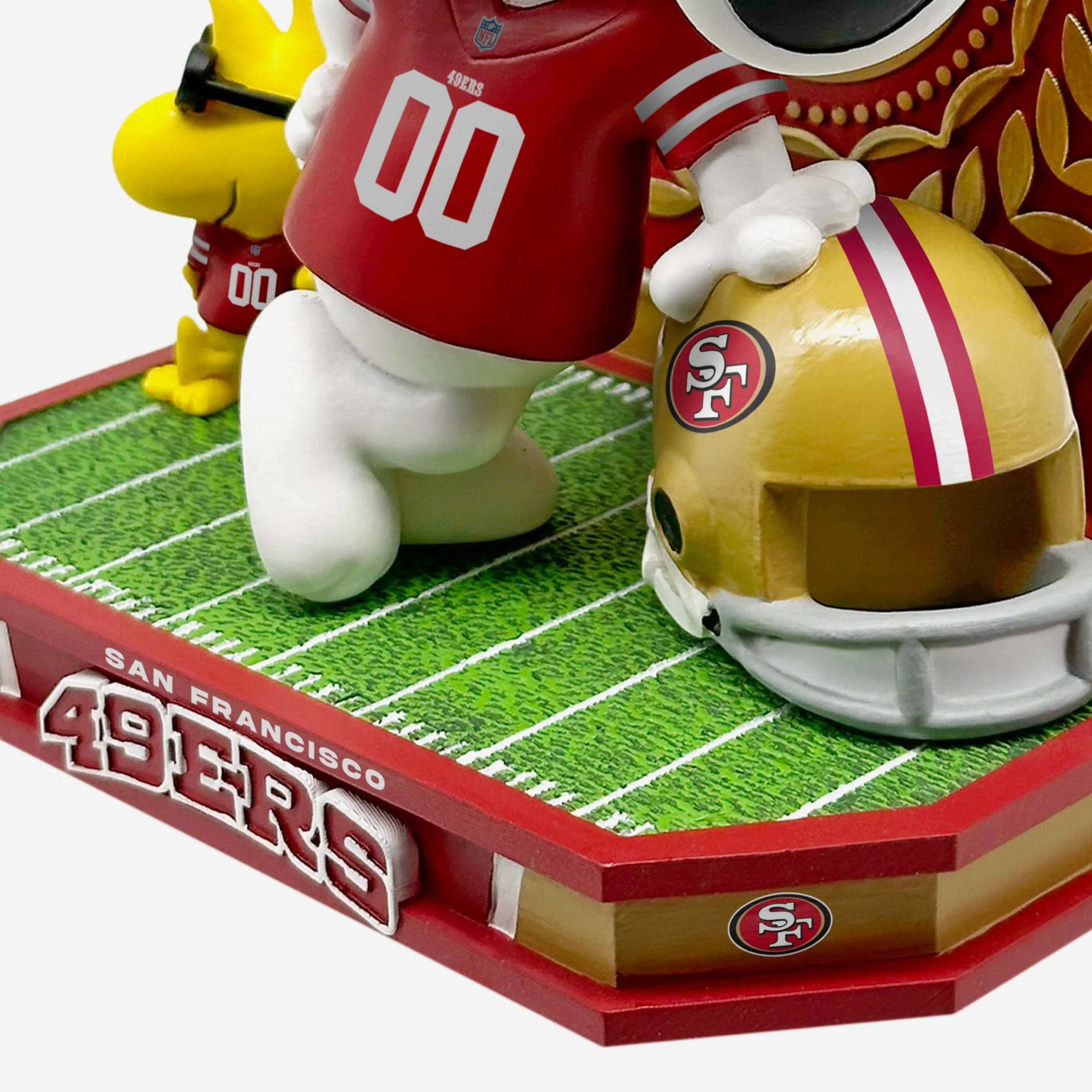 San Francisco 49ers Snoopy & Woodstock Joe Cool Peanuts Dual Bobblehead - Image 3
