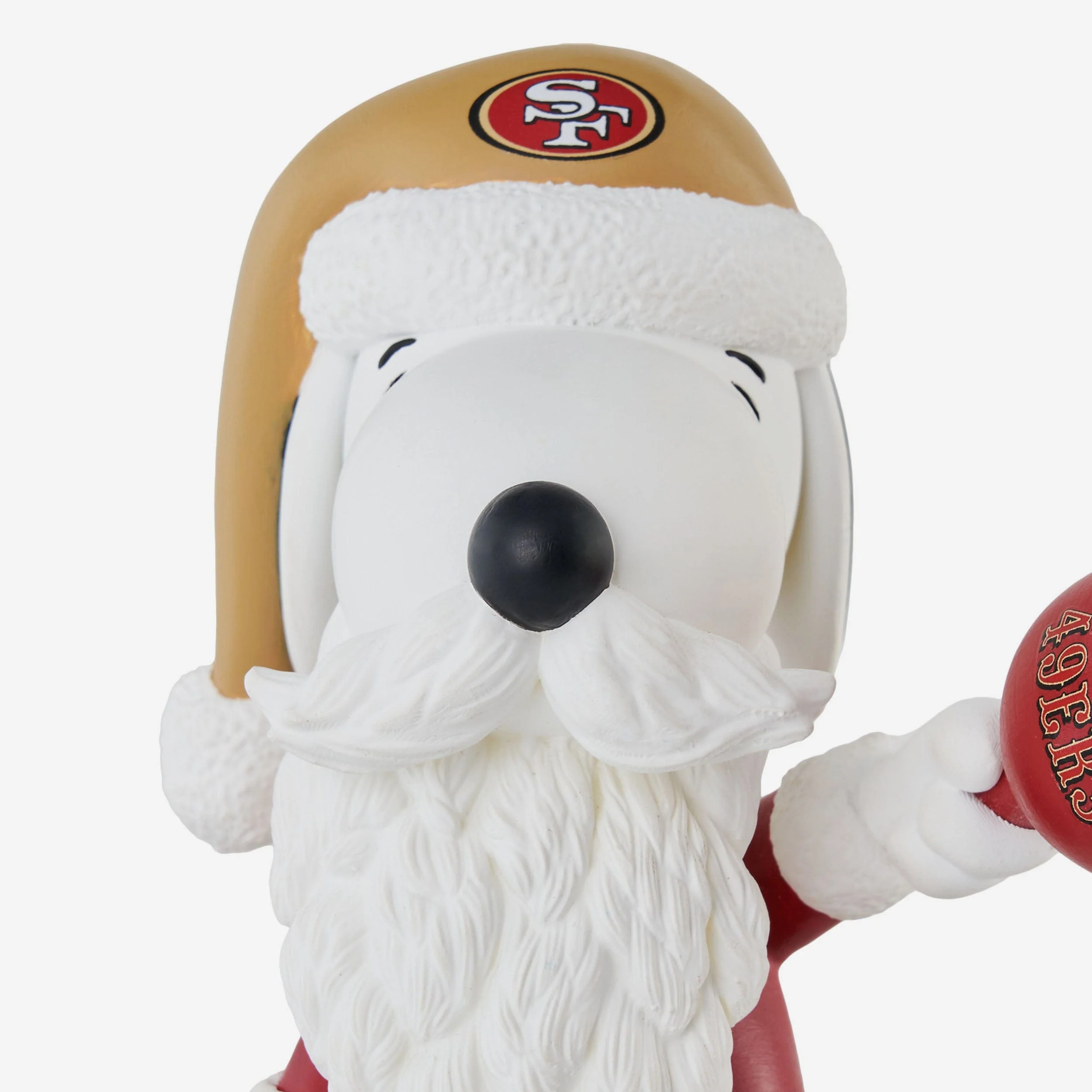 San Francisco 49ers Snoopy & Woodstock Peanuts Christmas Special Bobblehead - Image 2