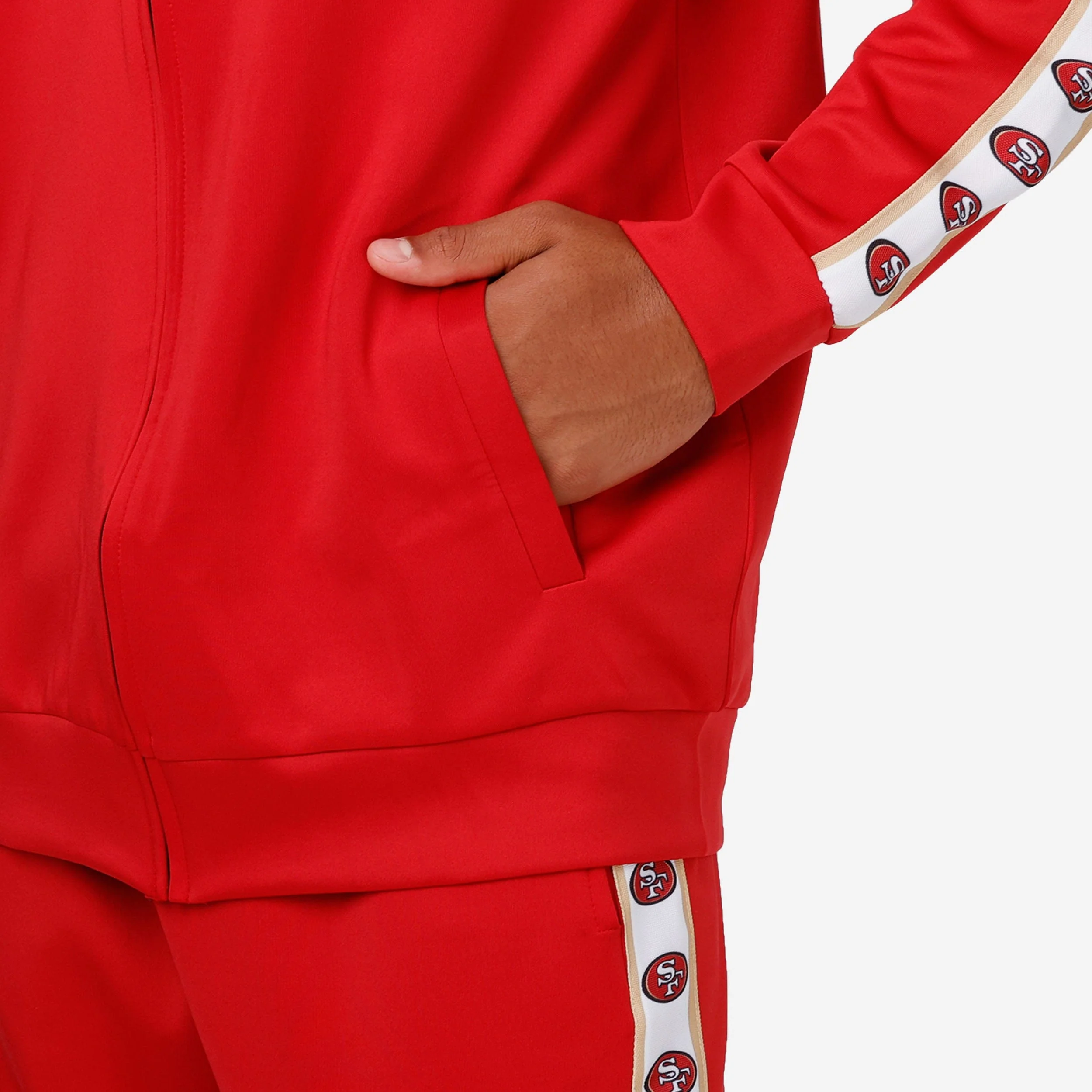 San Francisco 49ers Stripe Logo Track Pants - Image 3
