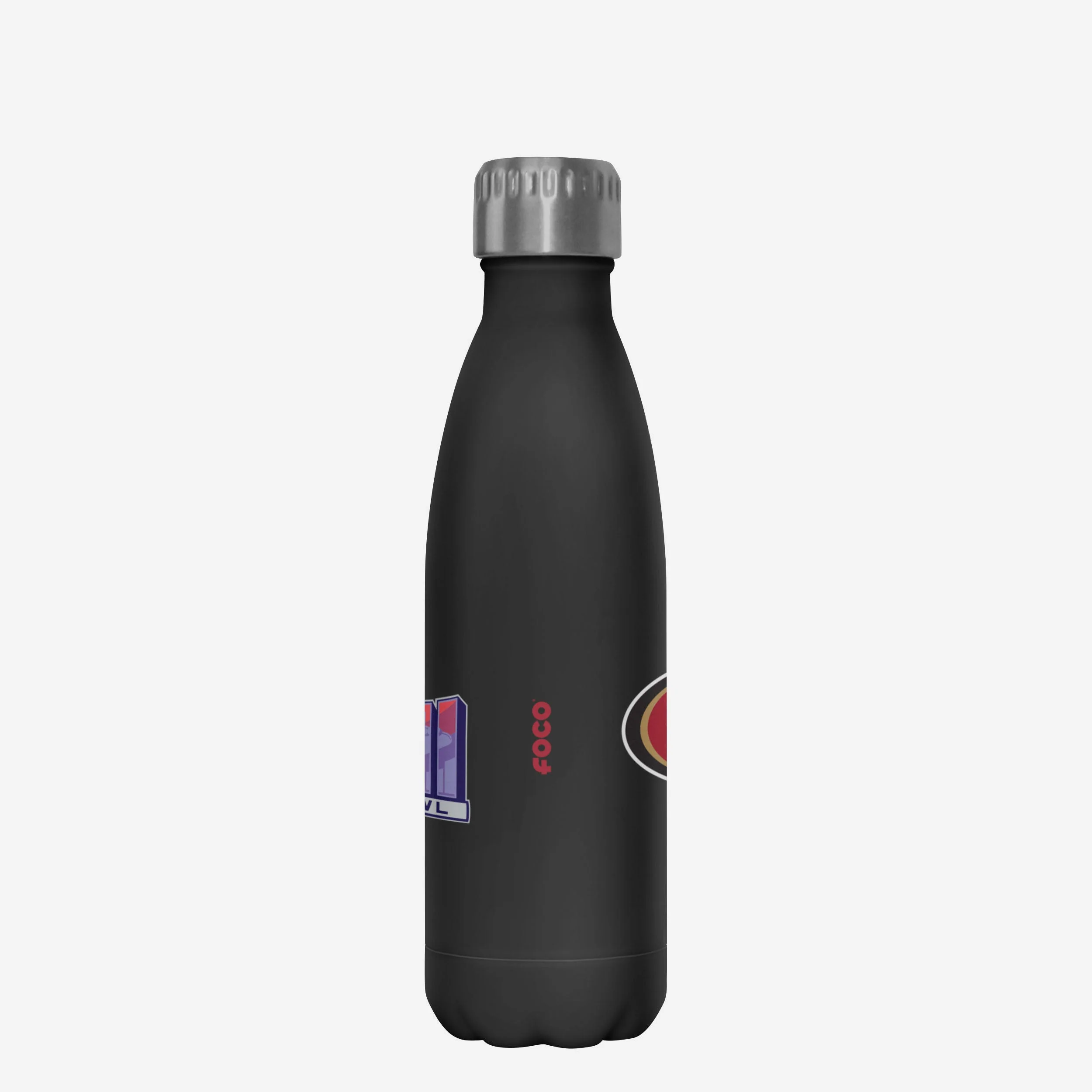 San Francisco 49ers Super Bowl LVIII Black 17 oz Stainless Steel Bottle - Image 3