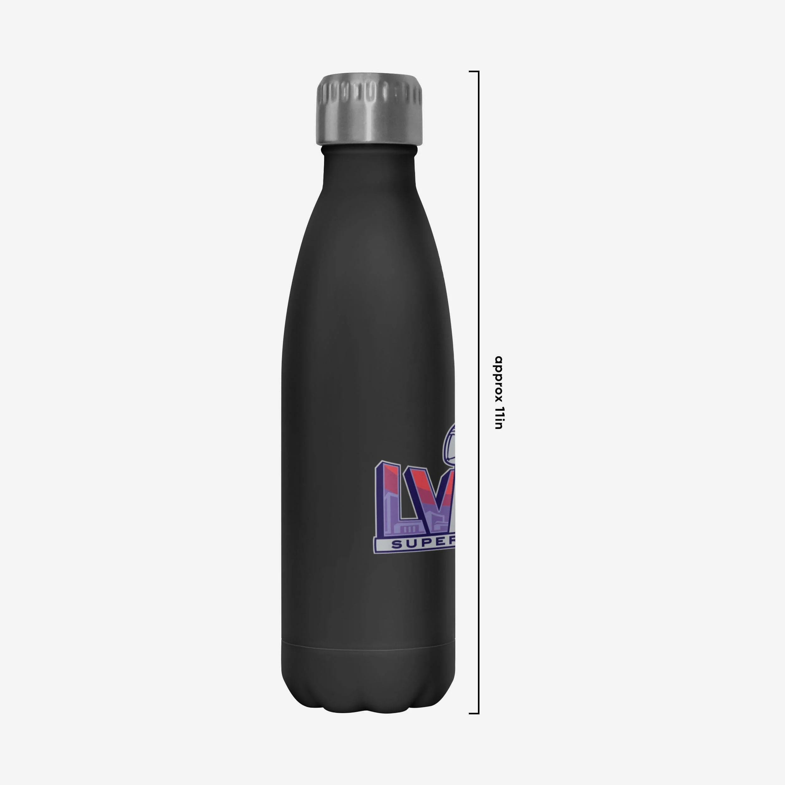 San Francisco 49ers Super Bowl LVIII Black 17 oz Stainless Steel Bottle - Image 4