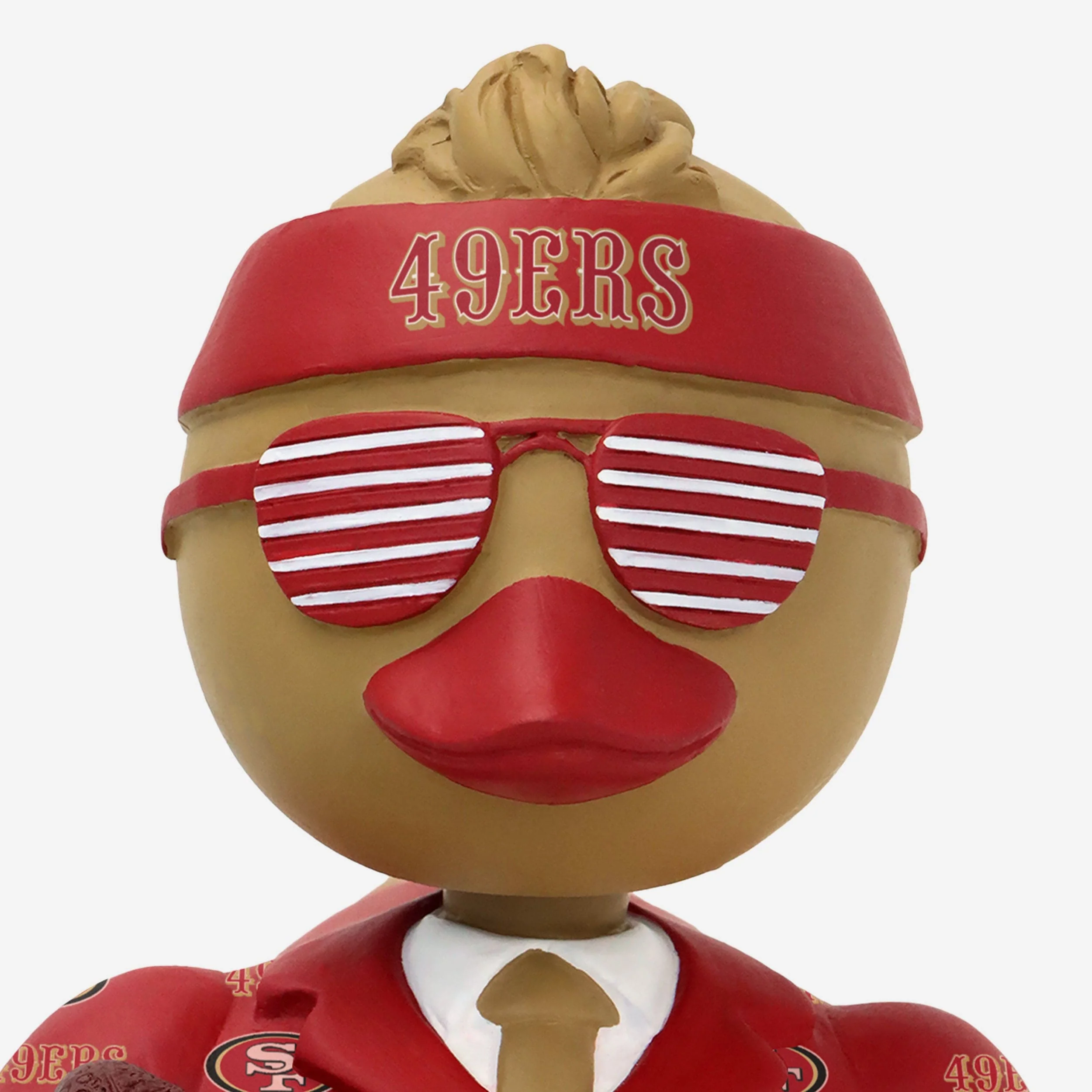 San Francisco 49ers Superfan Bobble Duck Mini Bobblehead - Image 2