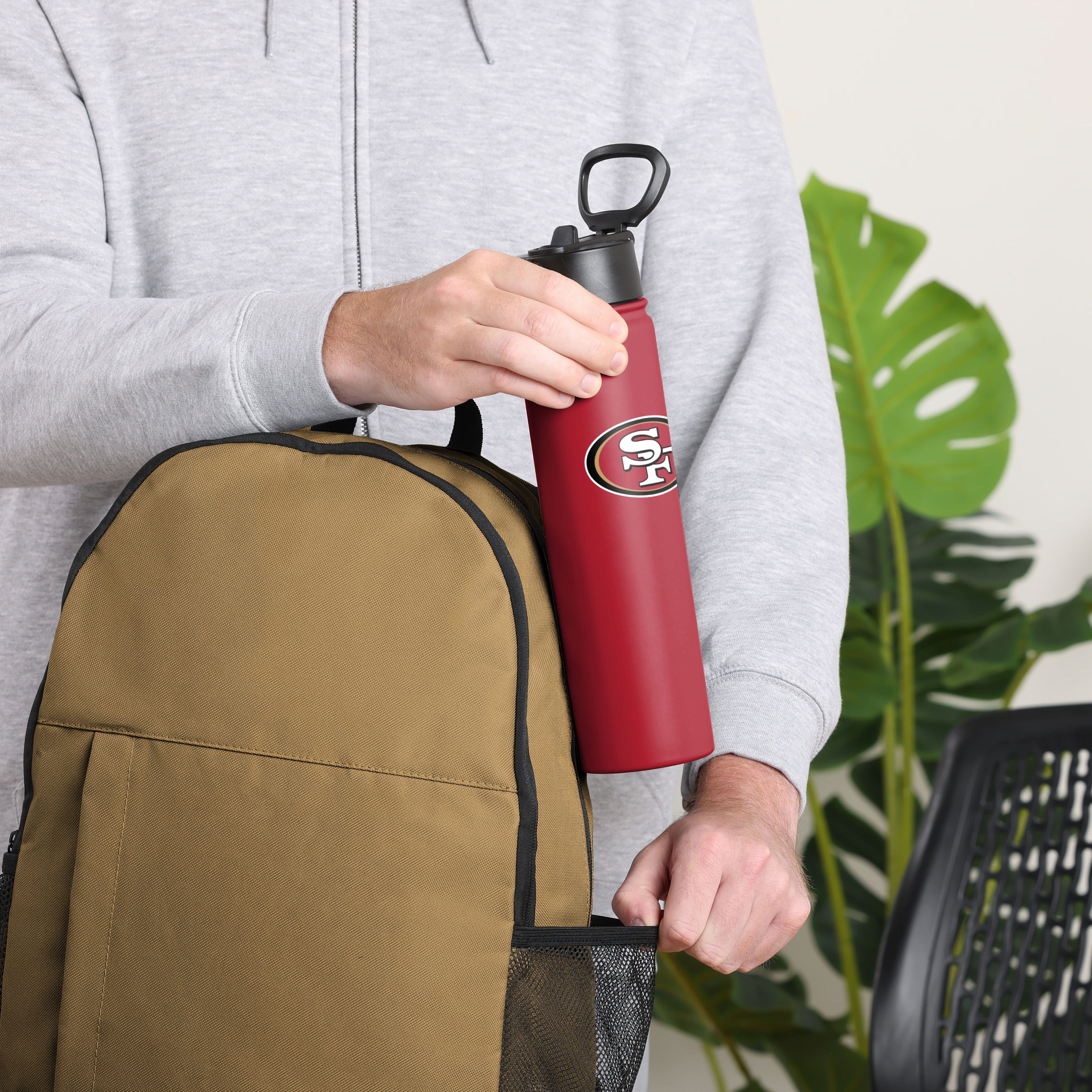 San Francisco 49ers Team Color Insulated Bottle - Image 4