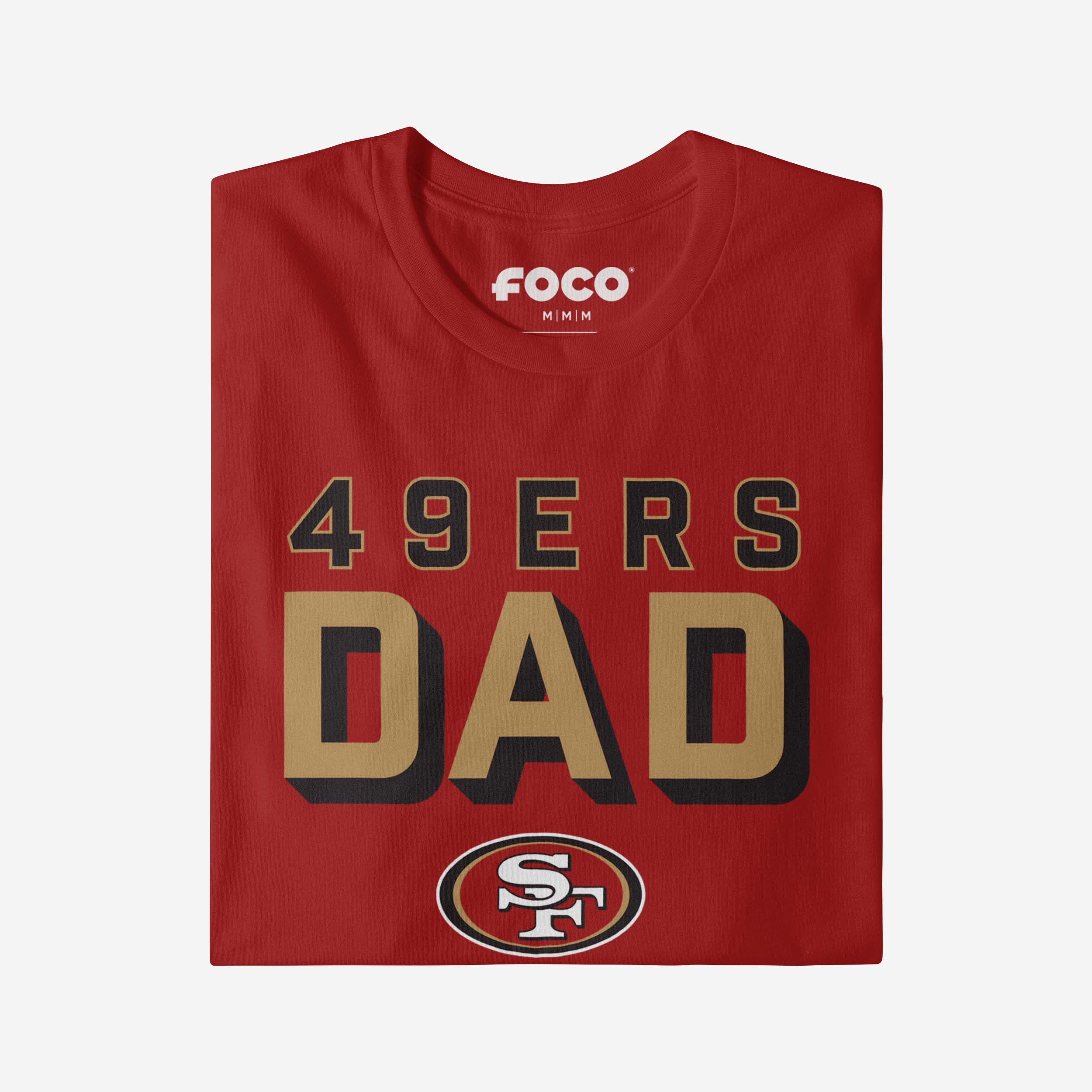 San Francisco 49ers Team Dad T-Shirt - Image 4