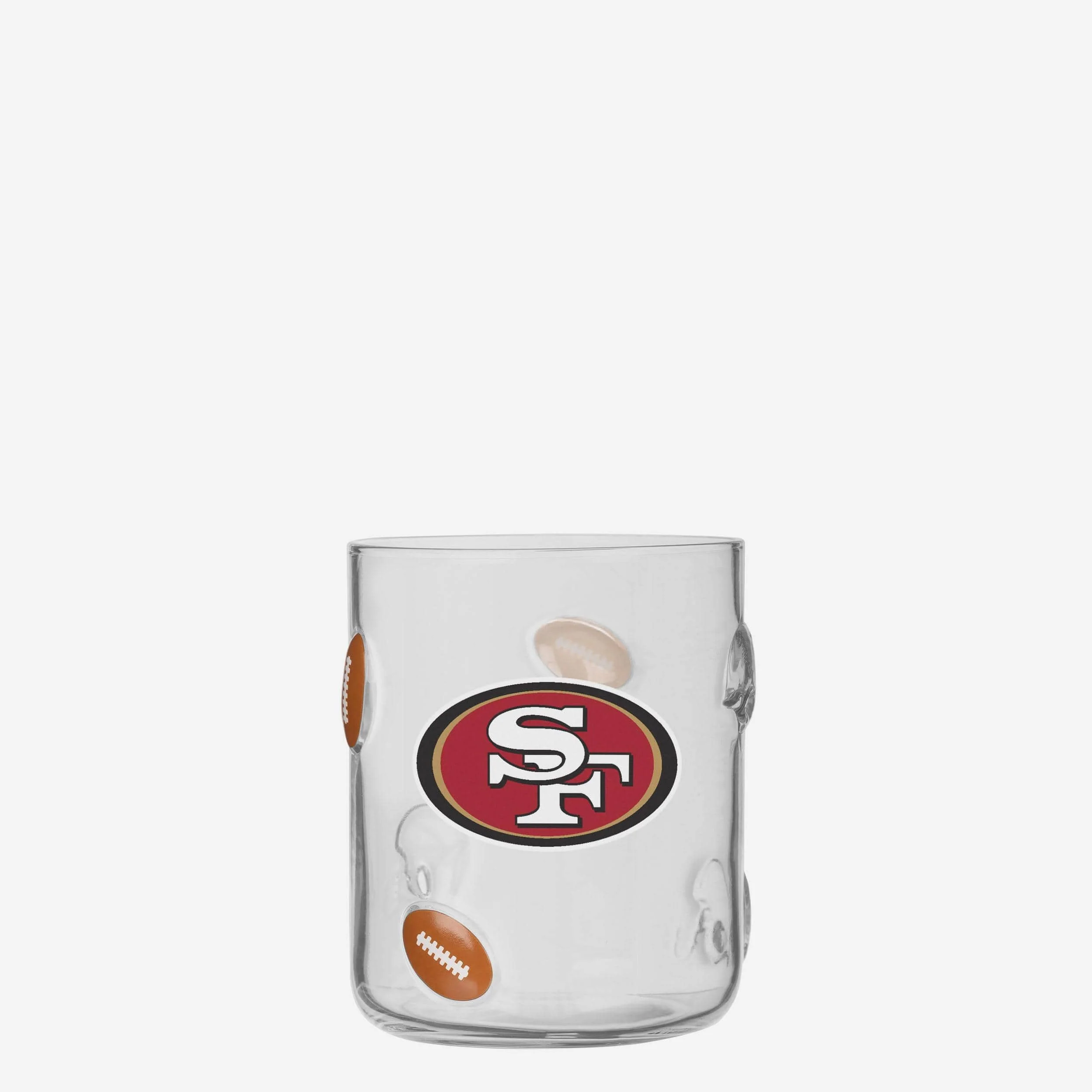San Francisco 49ers Team Logo 17 oz Glass Cup