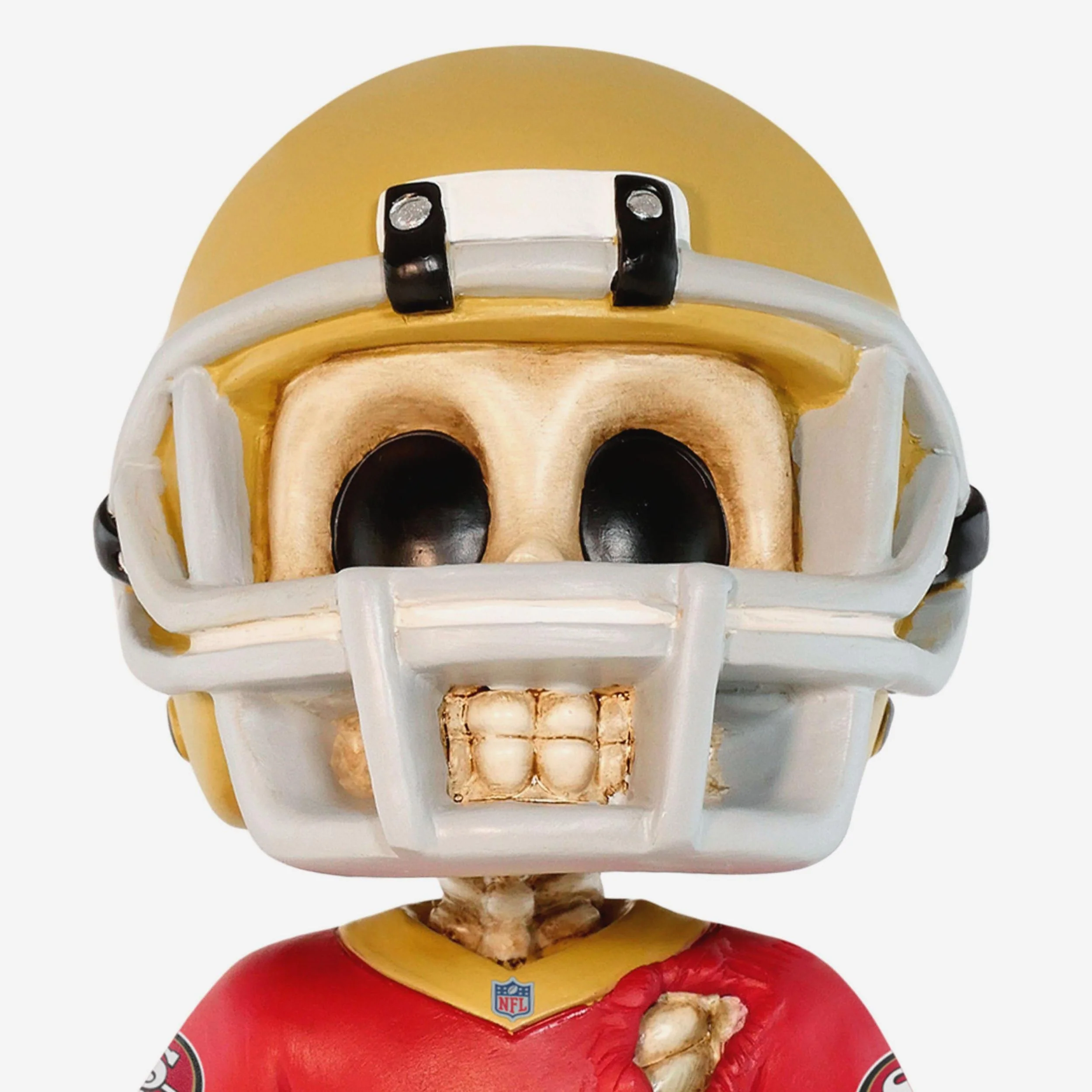 San Francisco 49ers Team Skull Mini Bobblehead - Image 2