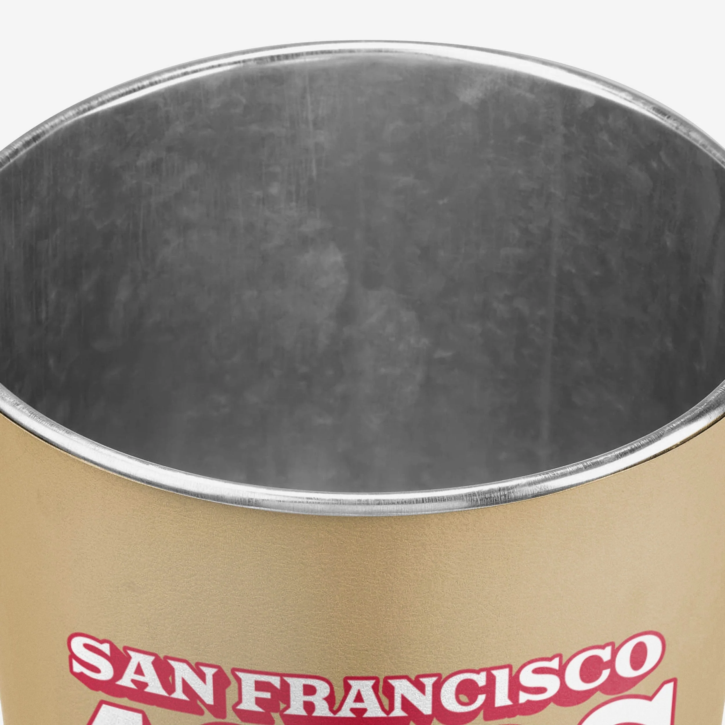 San Francisco 49ers Team Stripe Trash Can - Image 5