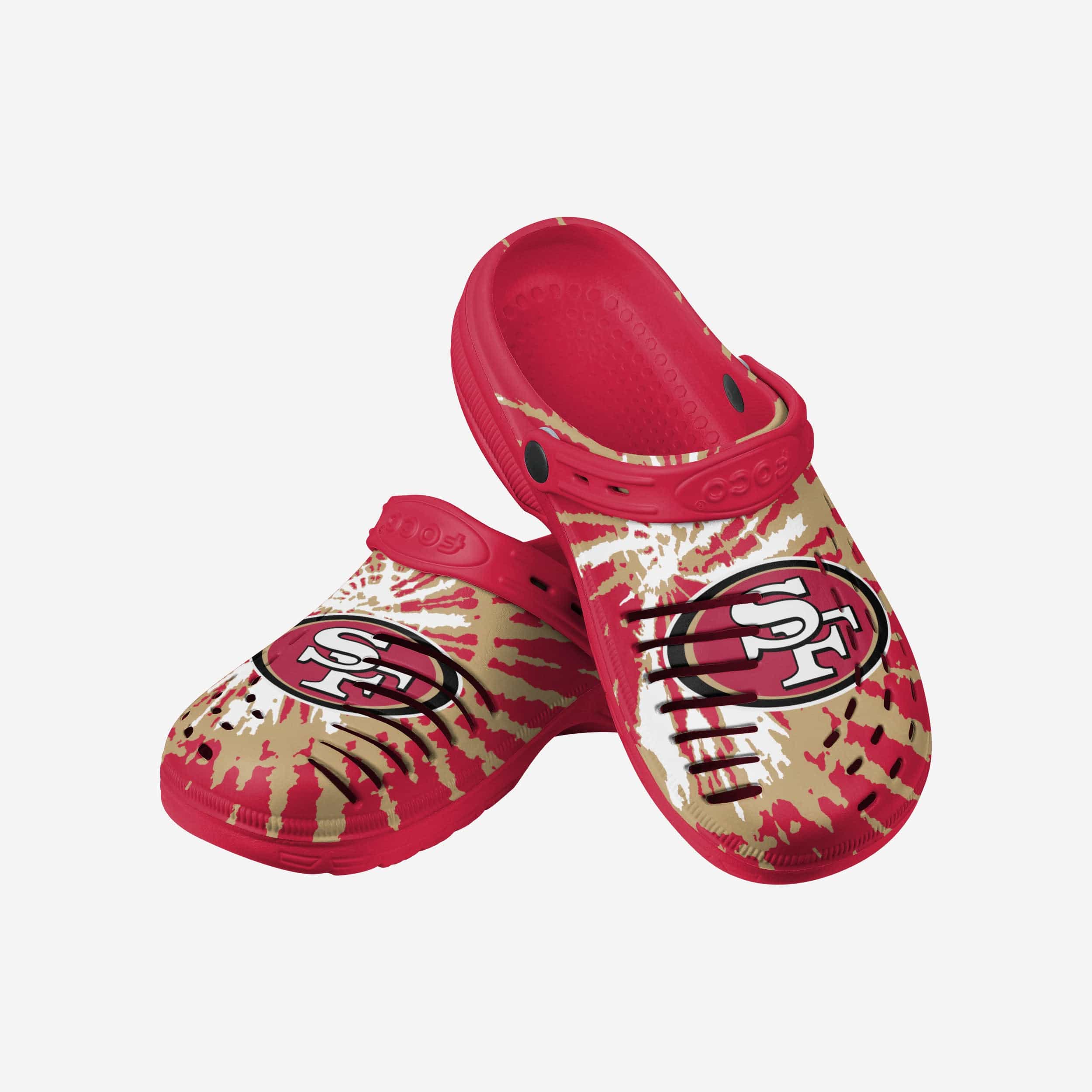 San Francisco 49ers Tie-Dye Clog With Strap - Image 3