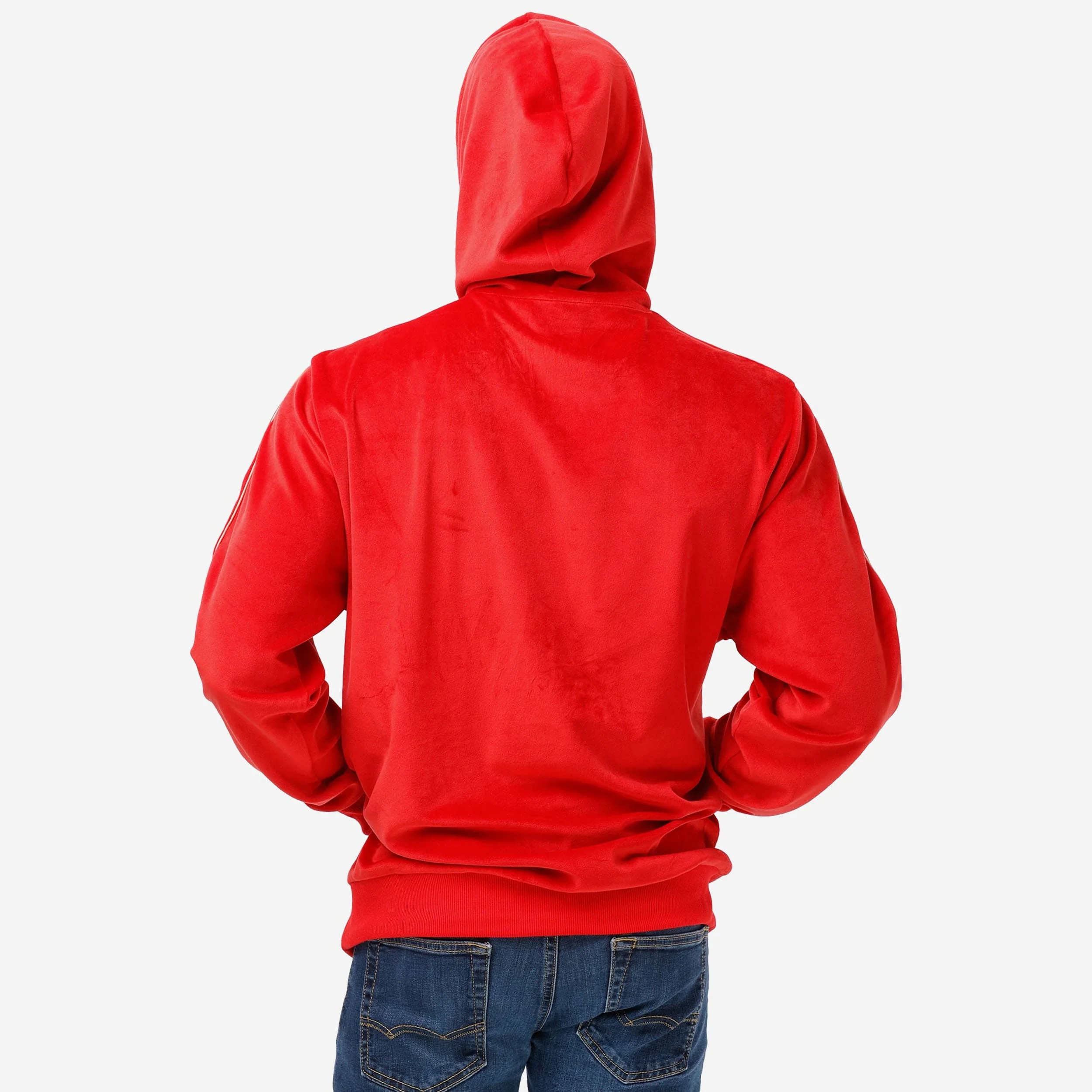 San Francisco 49ers Velour Hooded Sweatshirt - Image 2