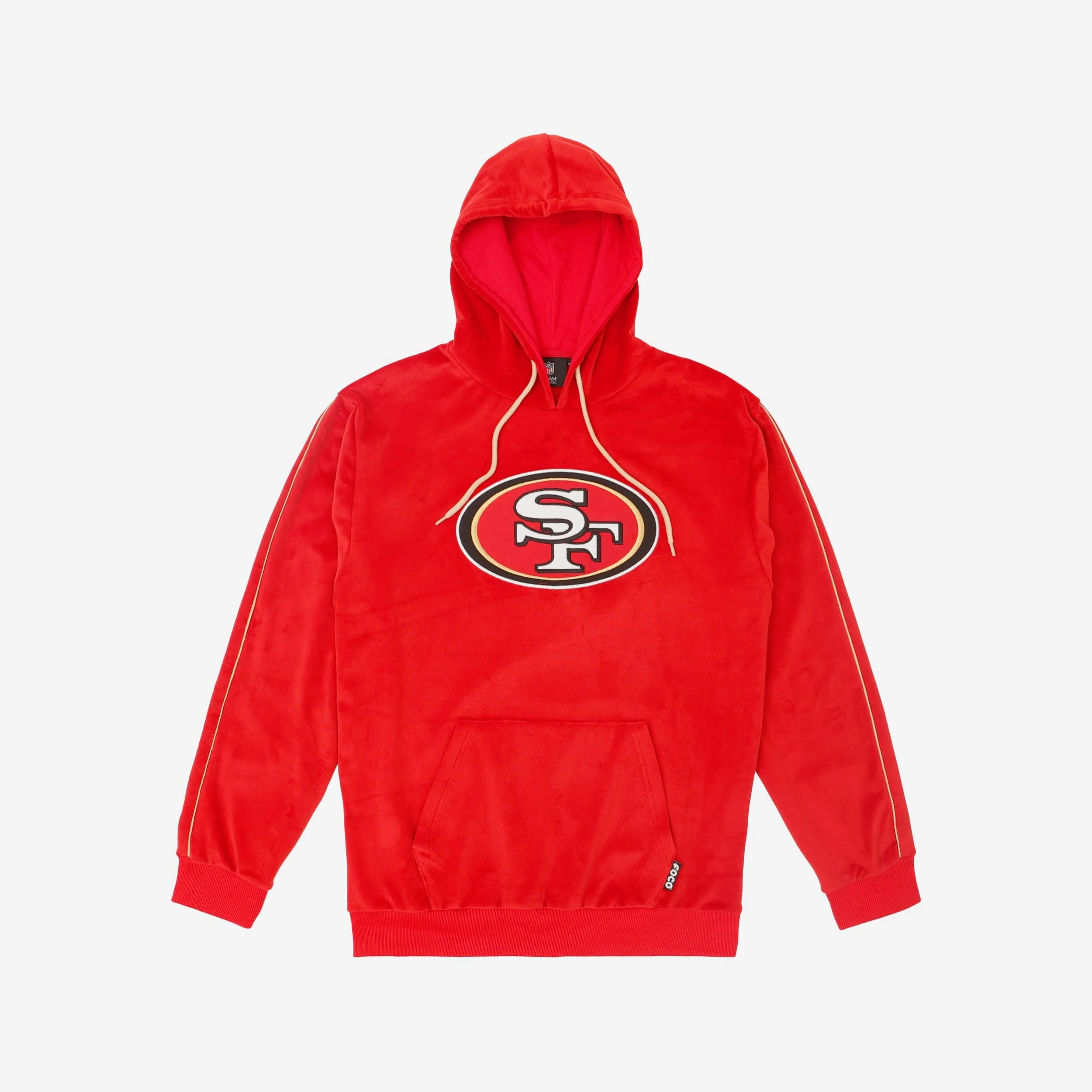 San Francisco 49ers Velour Hooded Sweatshirt - Image 5