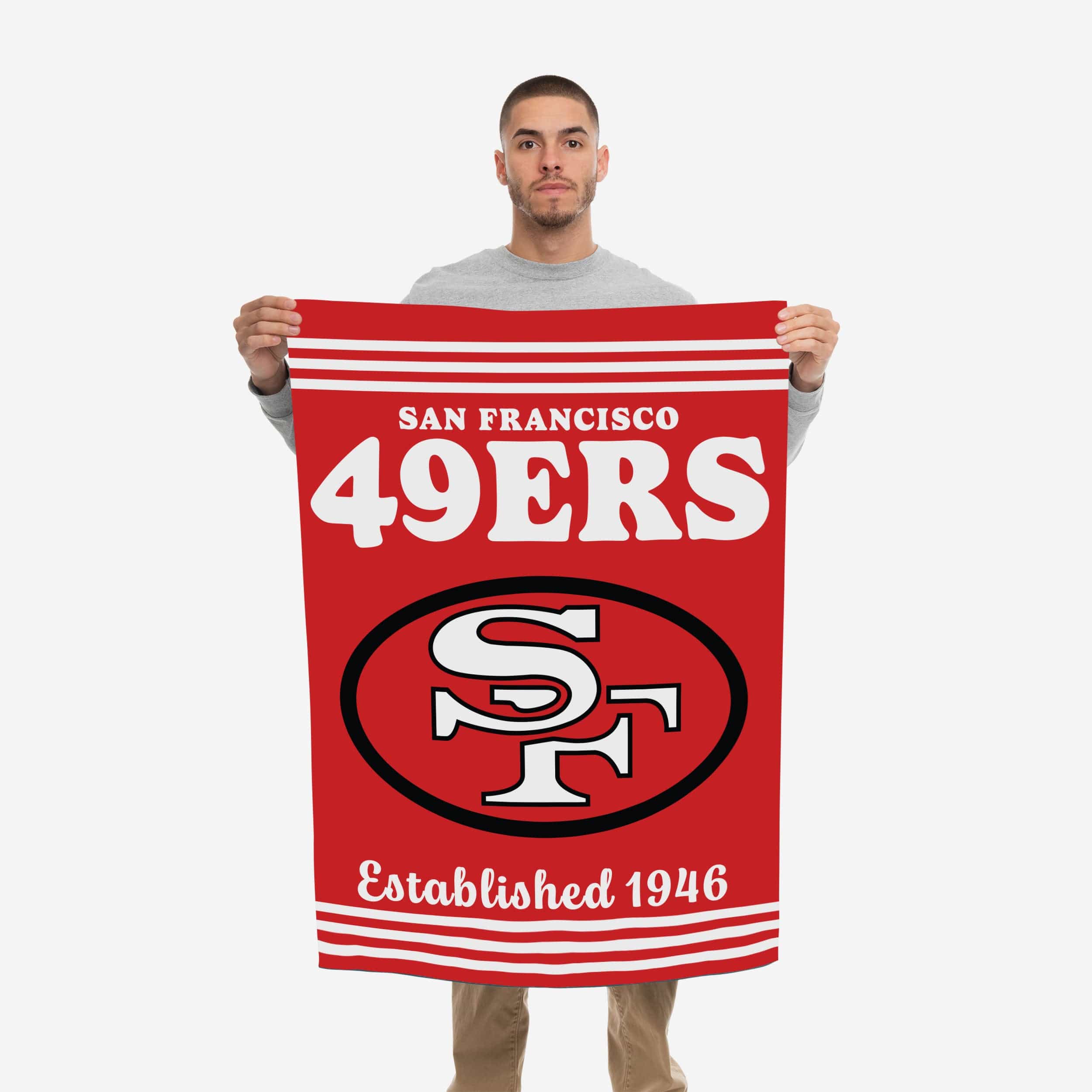 San Francisco 49ers Vertical Retro Flag - Image 2