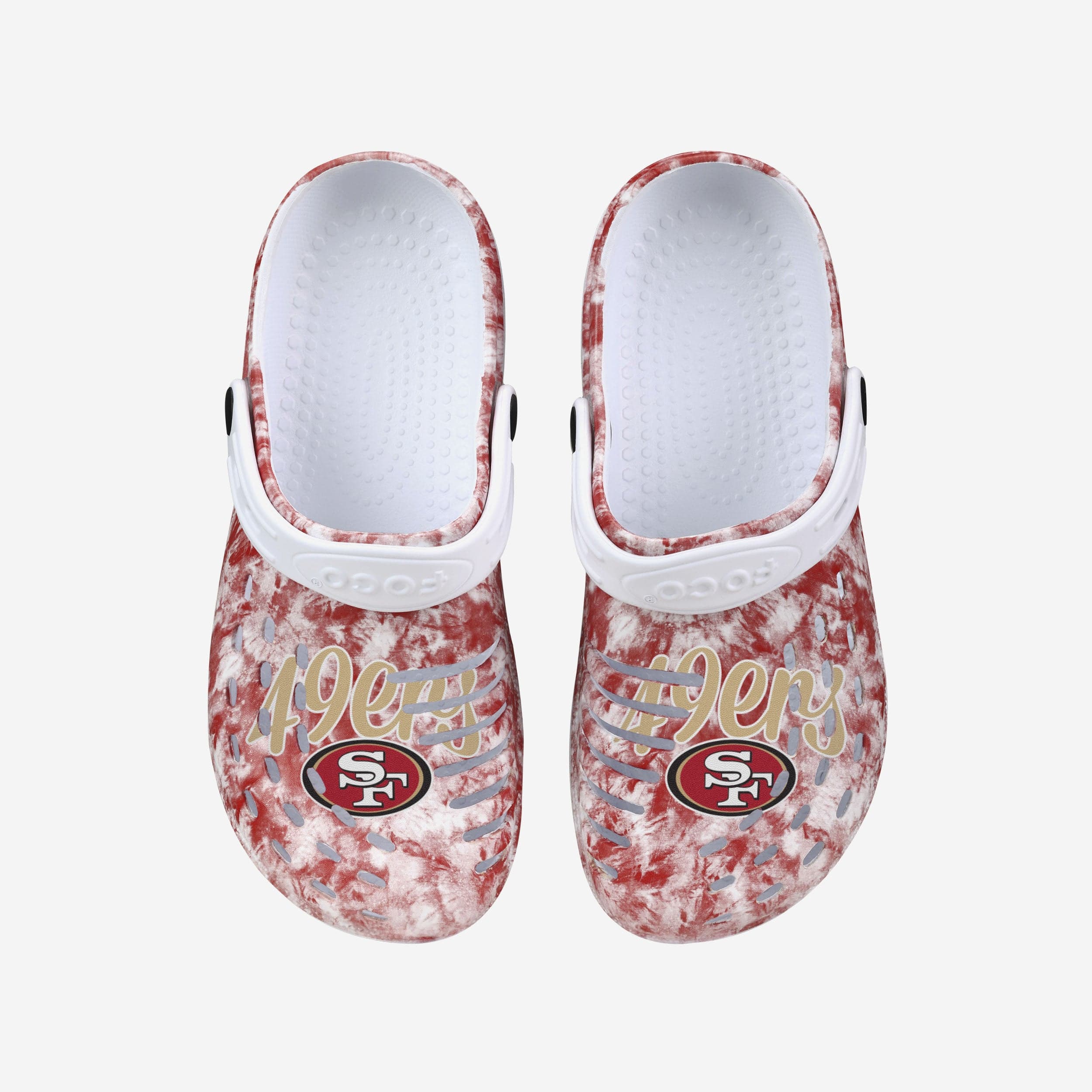 San Francisco 49ers Womens Cloudie Clog With Strap - Image 4