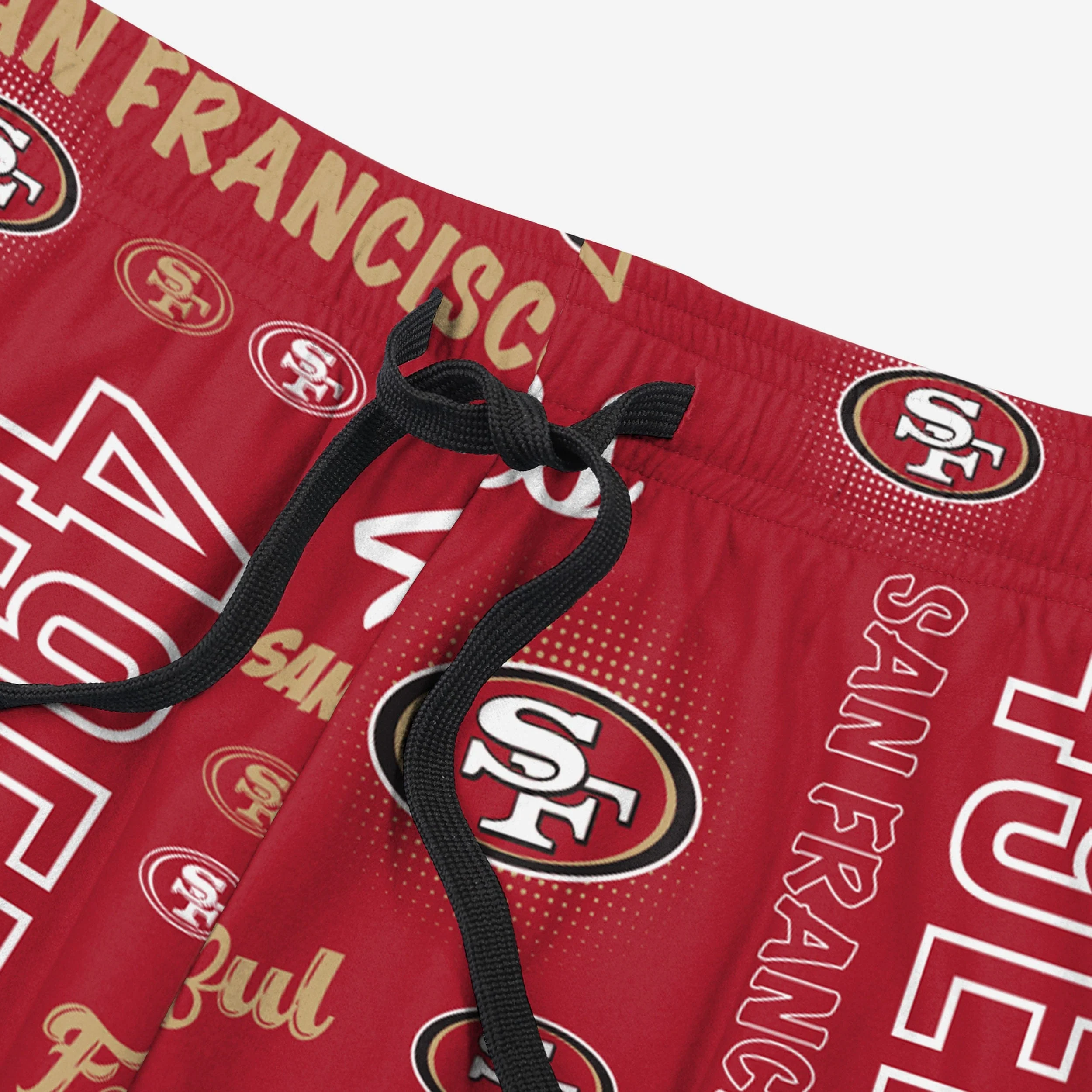 San Francisco 49ers Womens Mini Print Lounge Pants - Image 3