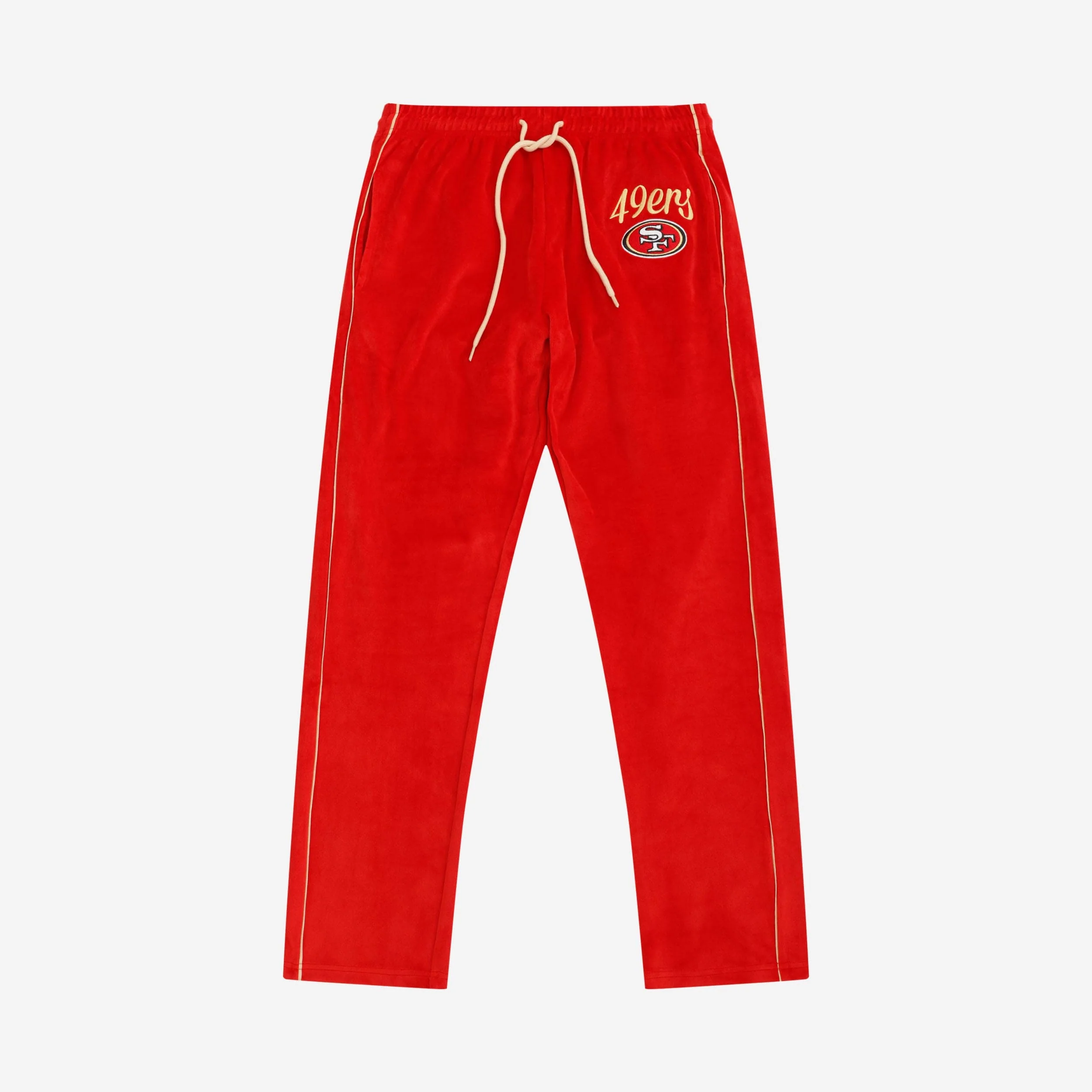 San Francisco 49ers Womens Velour Pants - Image 4