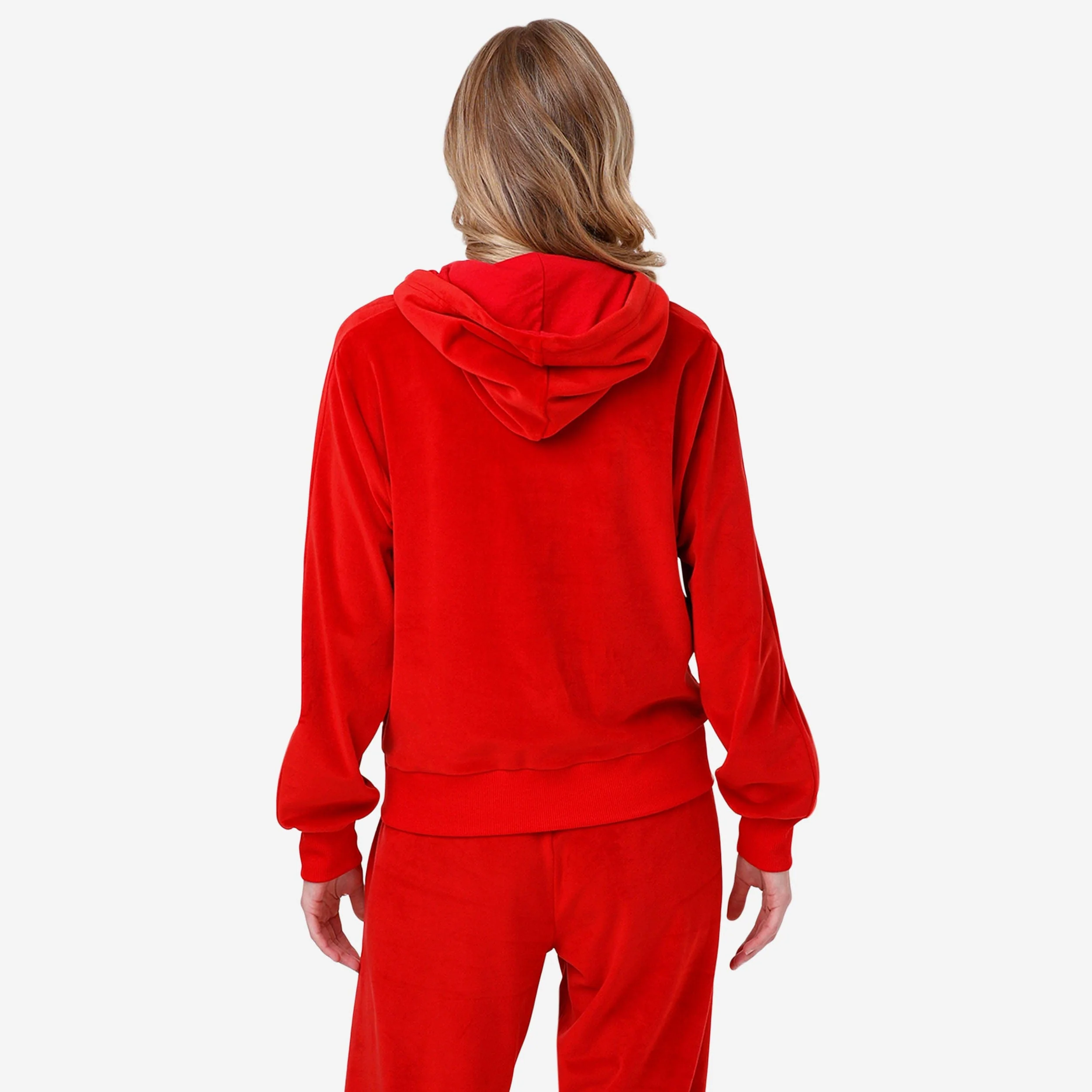 San Francisco 49ers Womens Velour Zip Up Top - Image 2