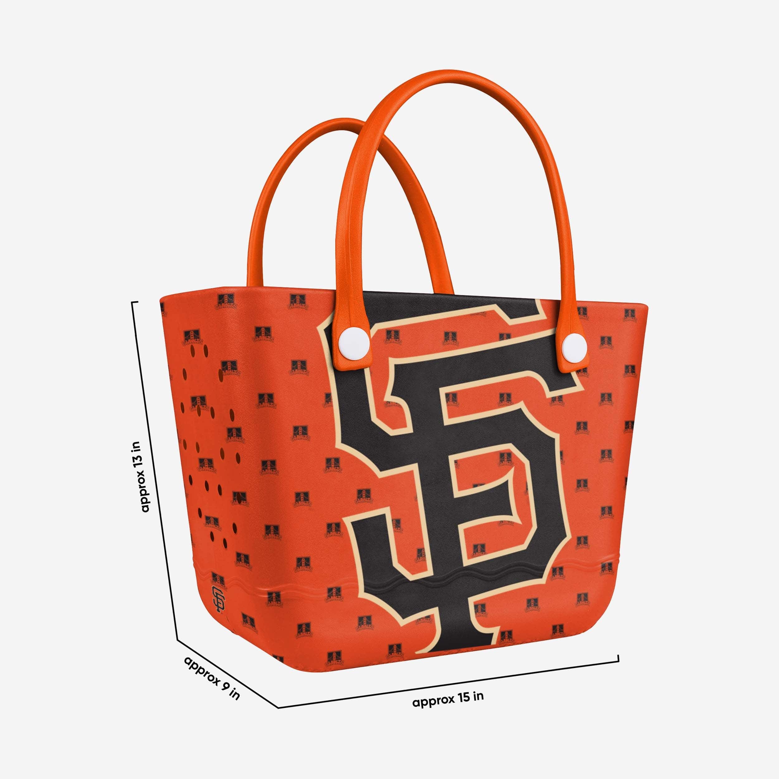 San Francisco Giants Big Logo Mini Print Tailgate Tote Bag - Image 3